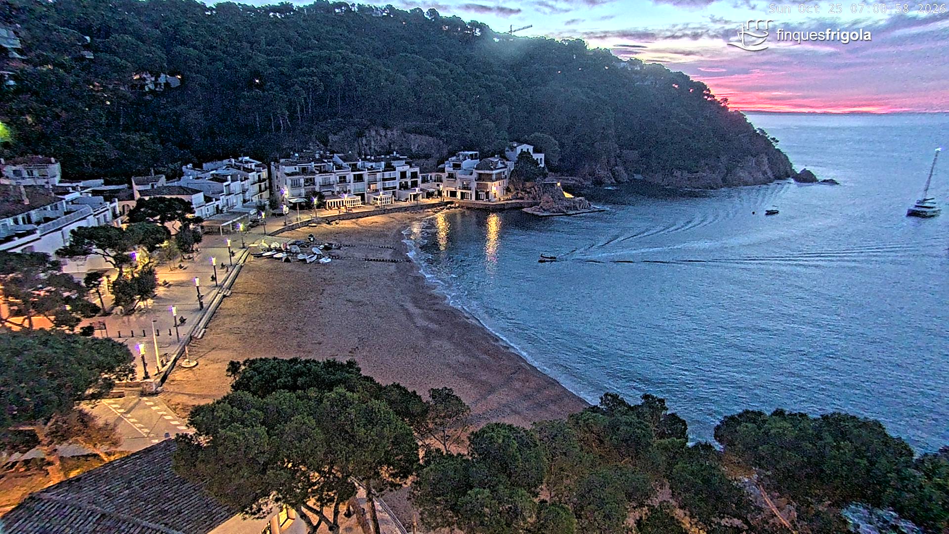 Webcam de Tamariu playa