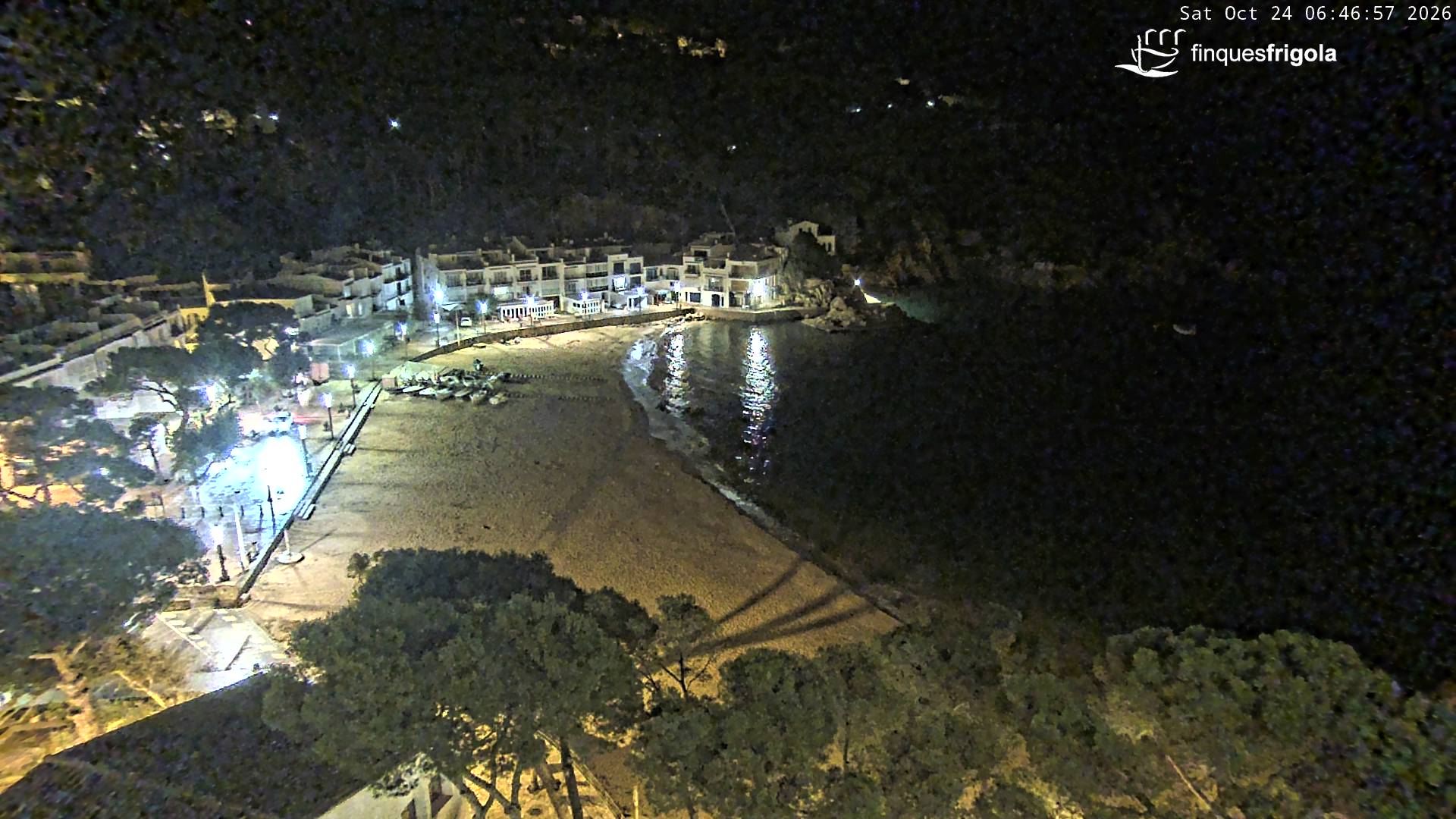 Webcam de Tamariu playa