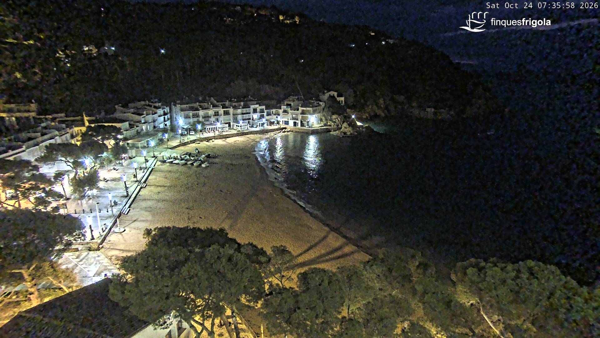 Webcam de Tamariu playa