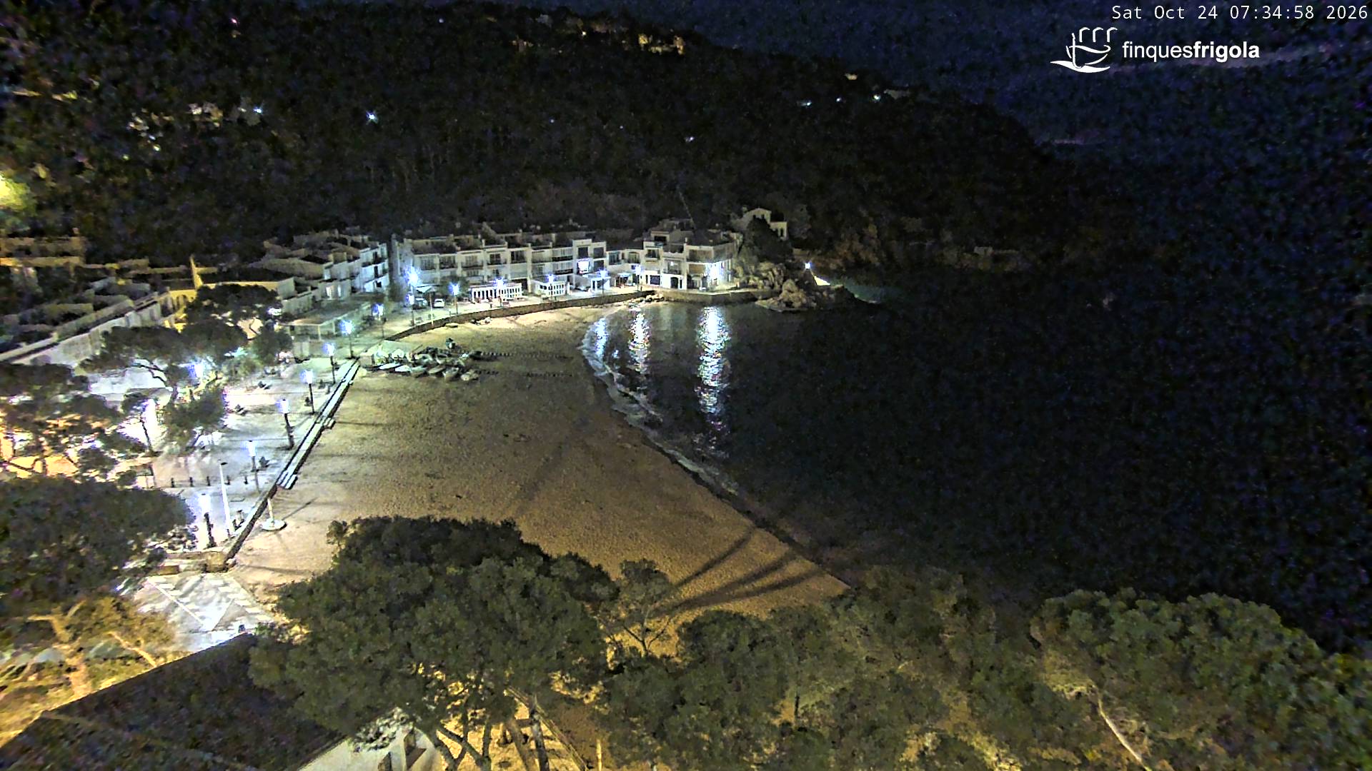 Webcam de Tamariu playa