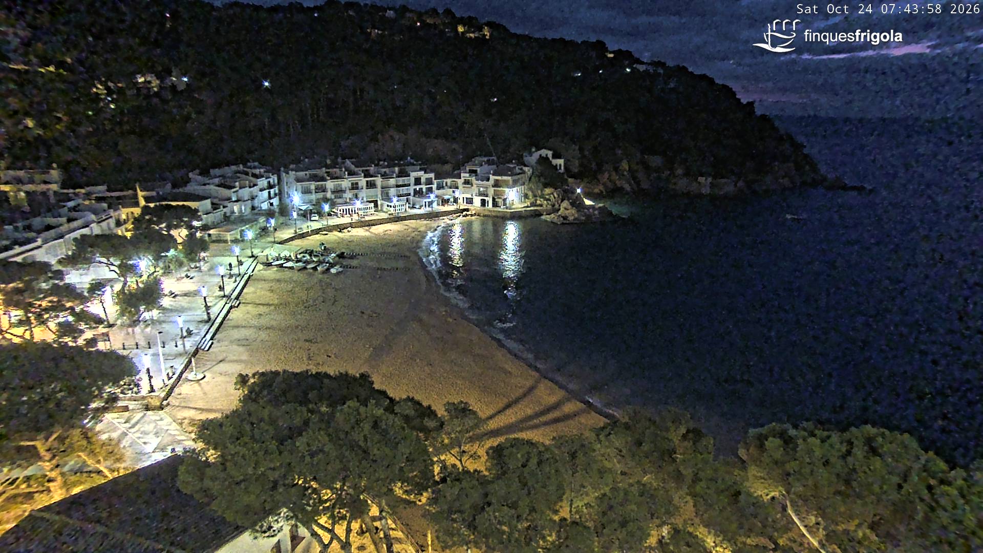 Webcam de Tamariu playa