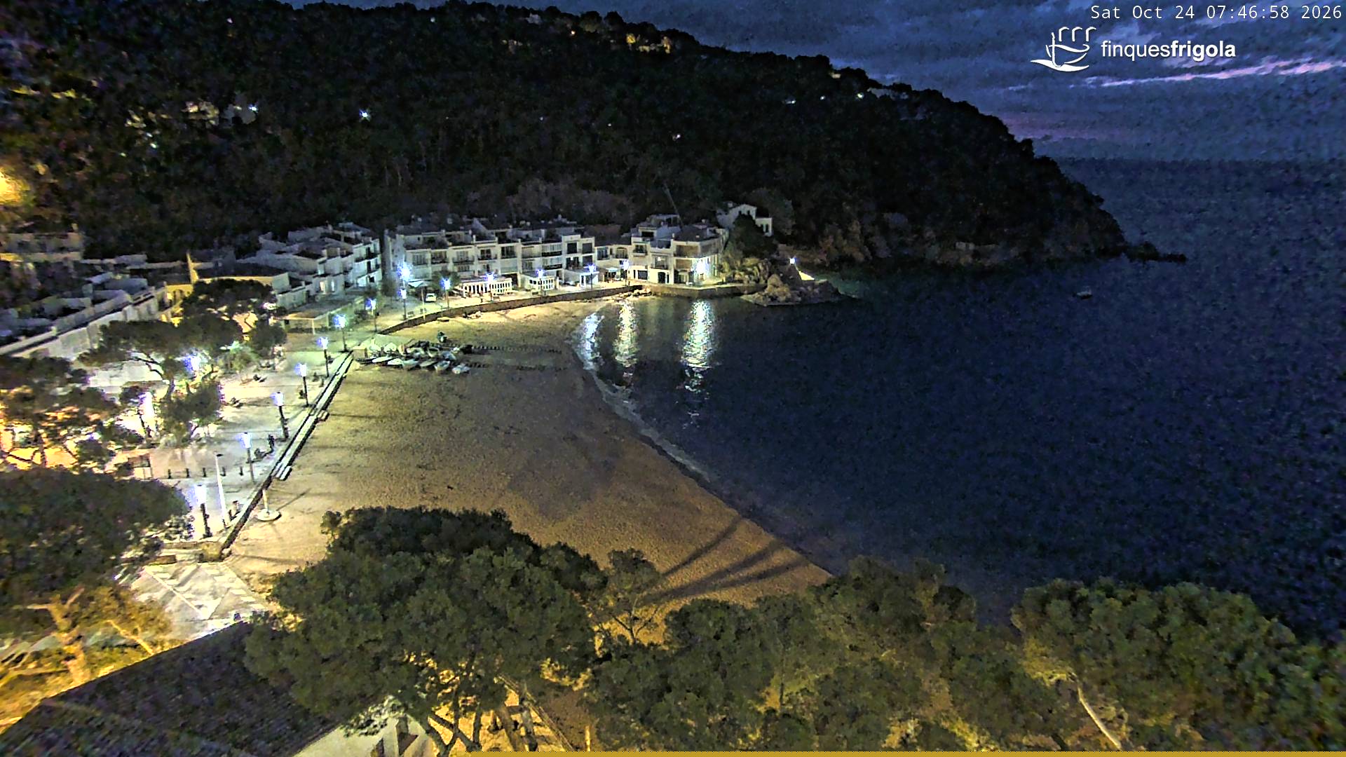 Webcam de Tamariu playa