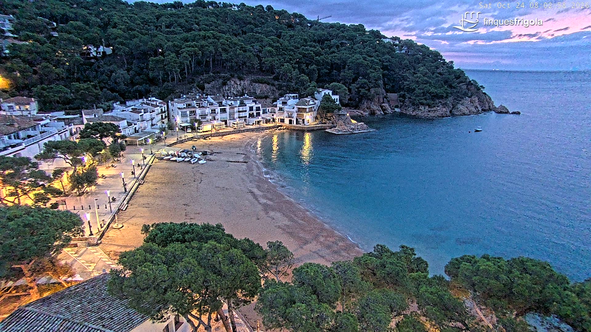 Webcam de Tamariu playa