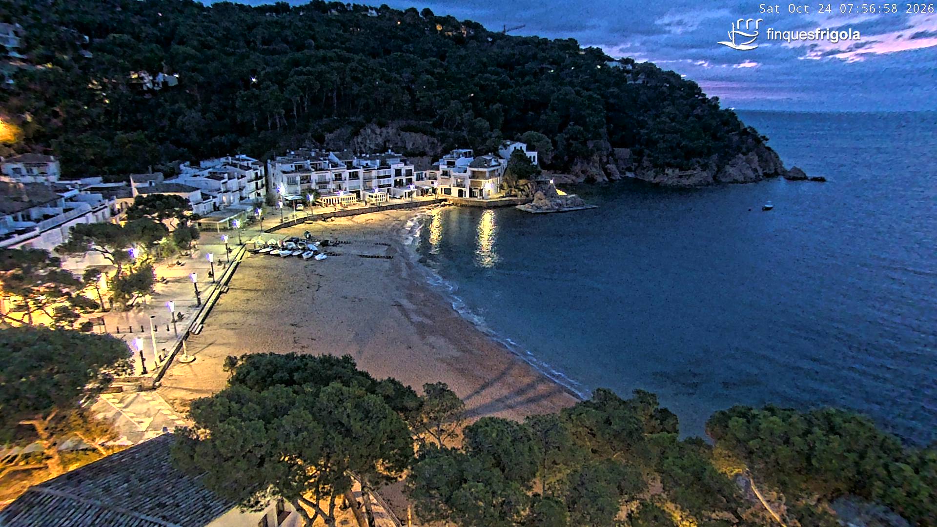 Webcam de Tamariu playa