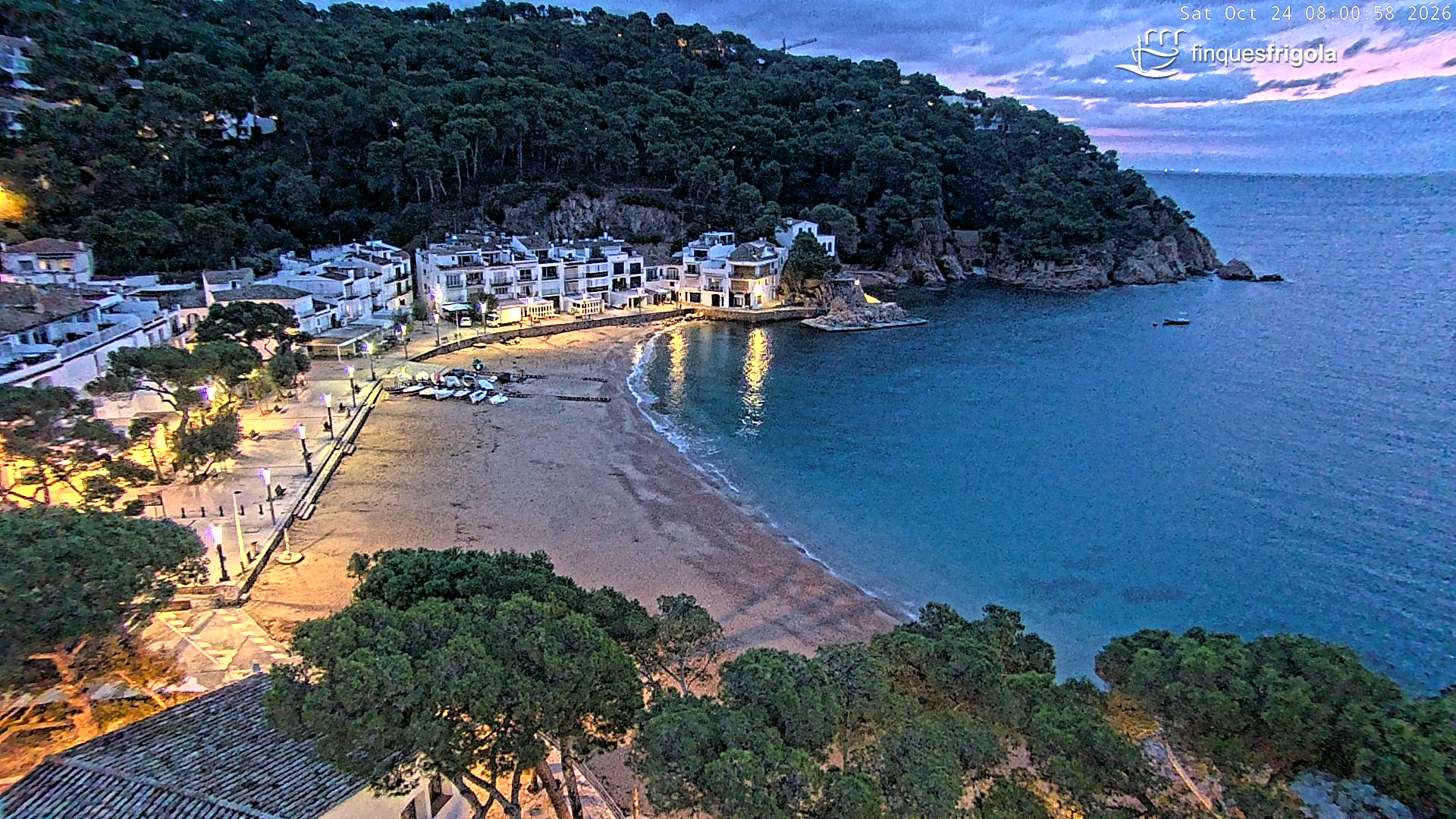 Webcam de Tamariu playa