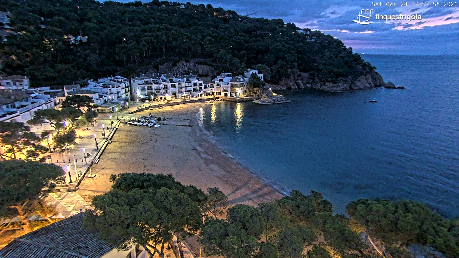 Webcam de Tamariu playa