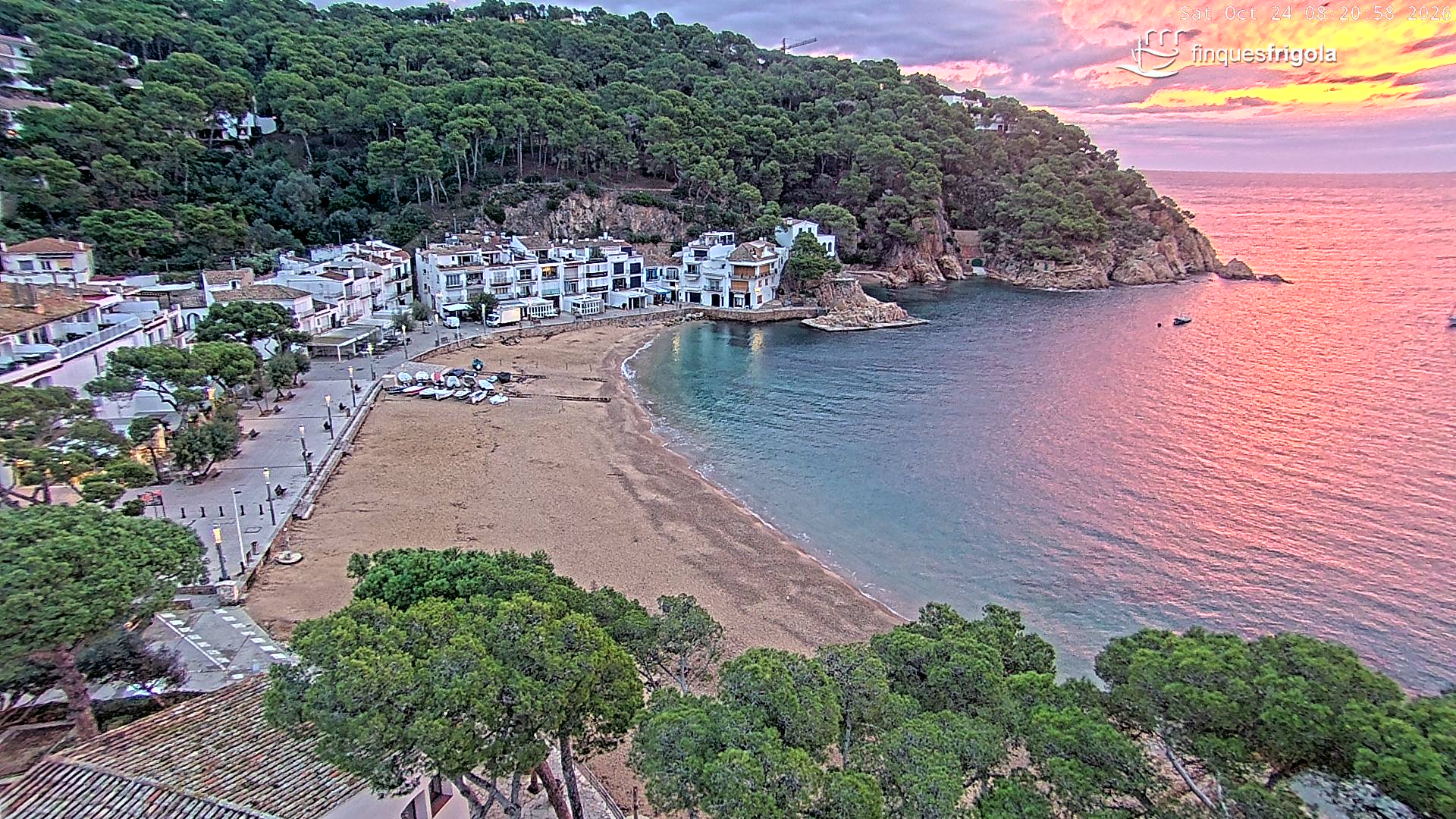 Webcam de Tamariu playa