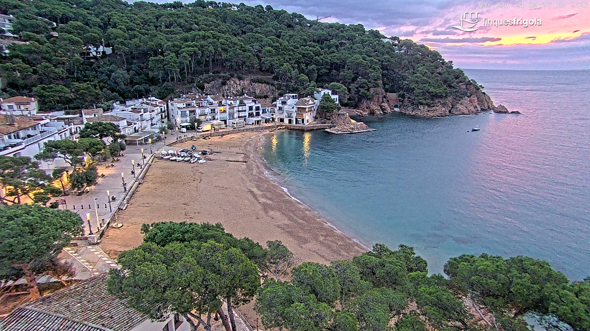 Webcam de Tamariu playa