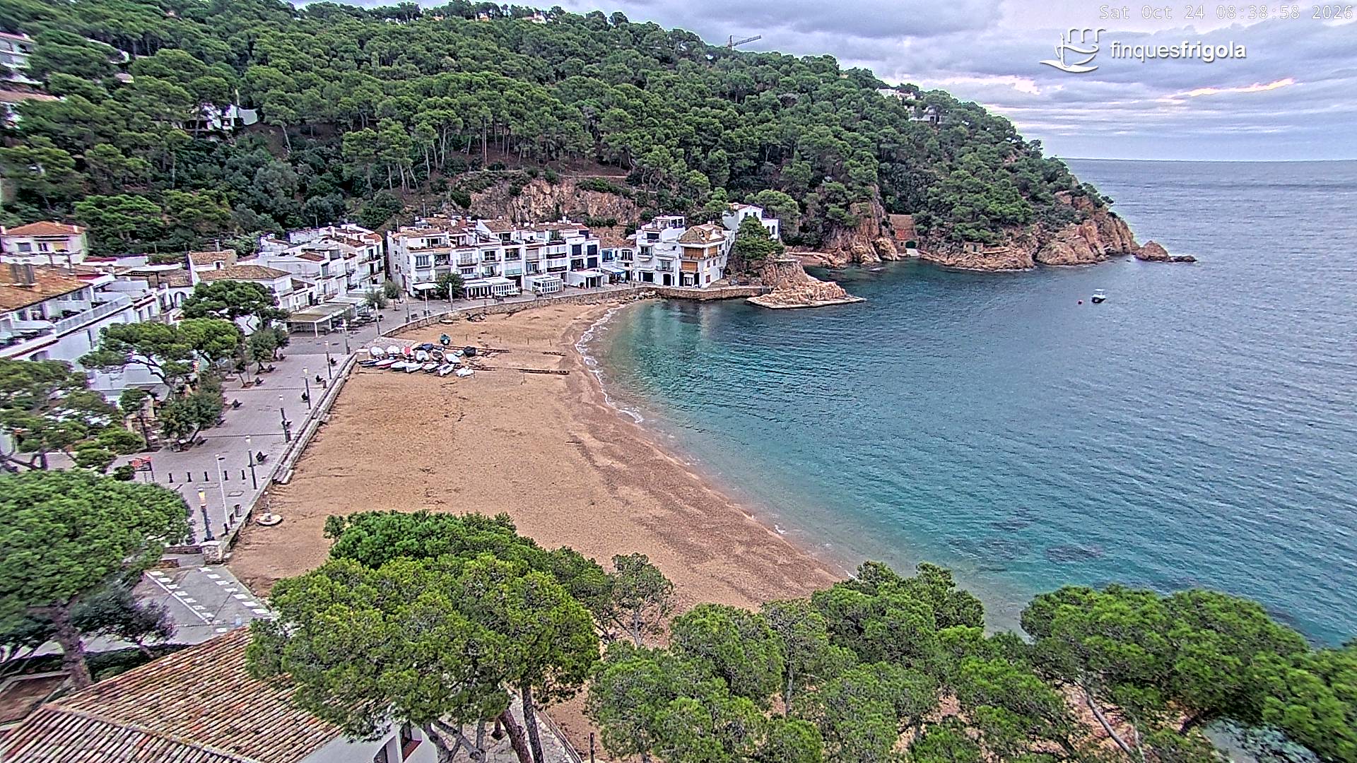 Webcam de Tamariu playa