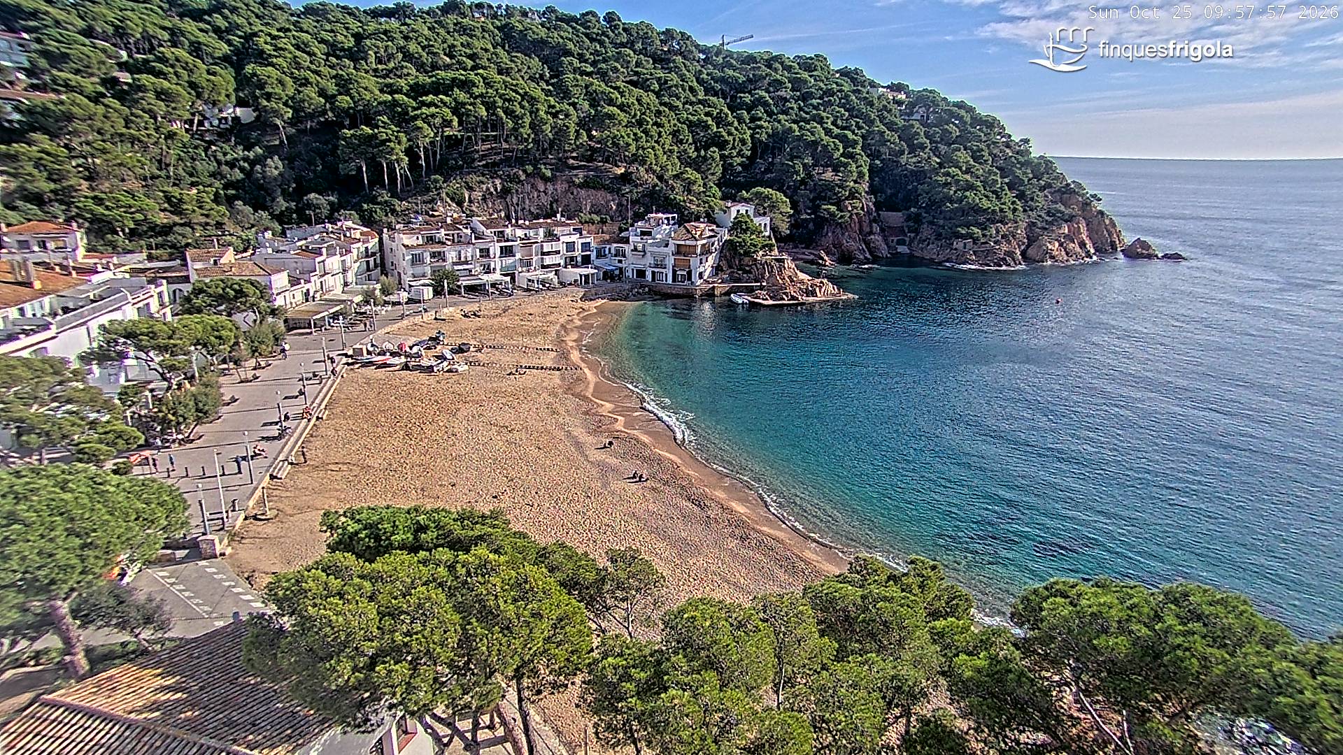 Webcam de Tamariu playa