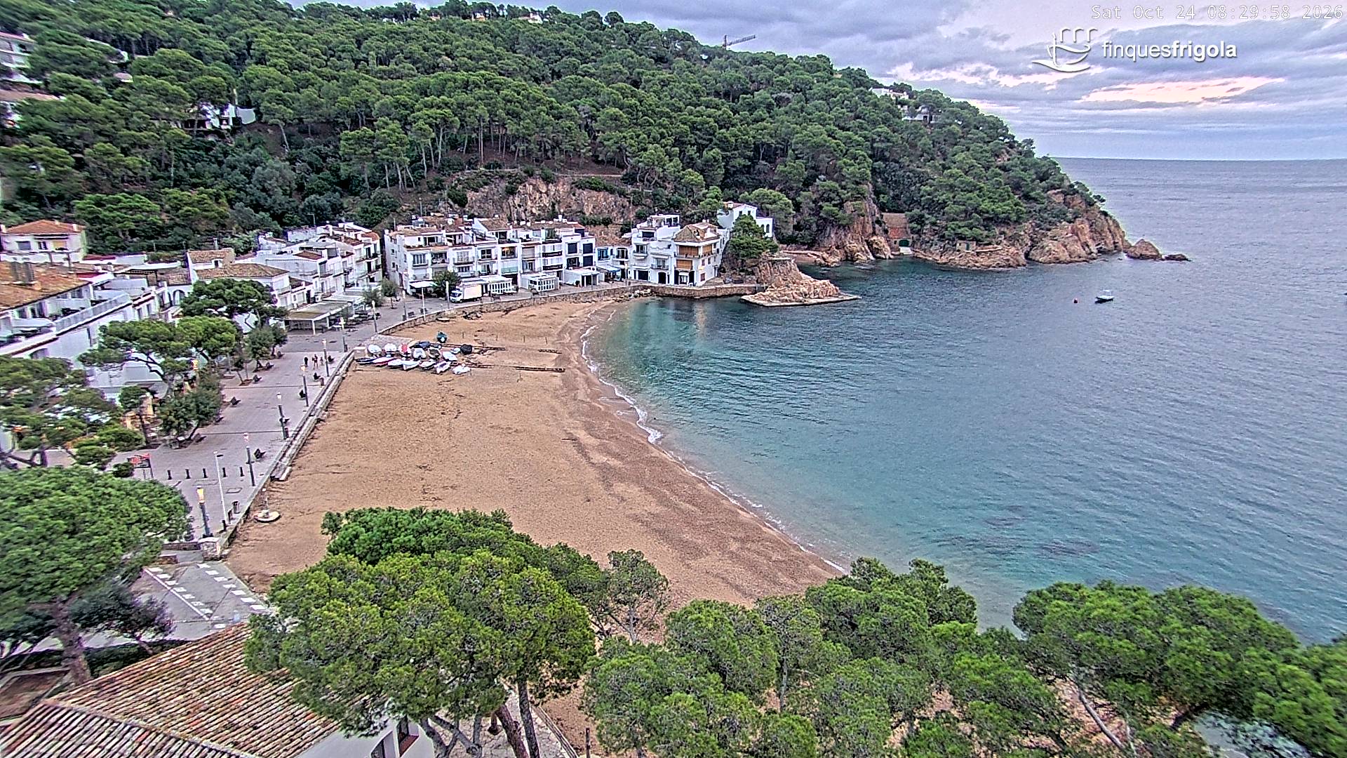 Webcam de Tamariu playa