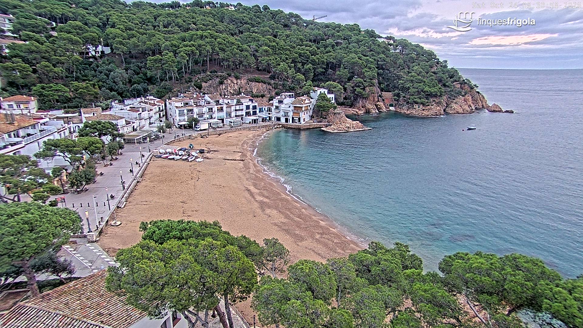 Webcam de Tamariu playa