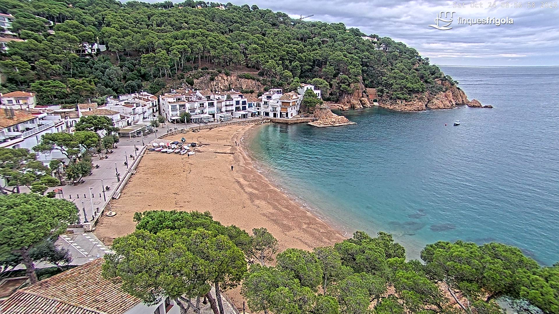 Webcam de Tamariu playa
