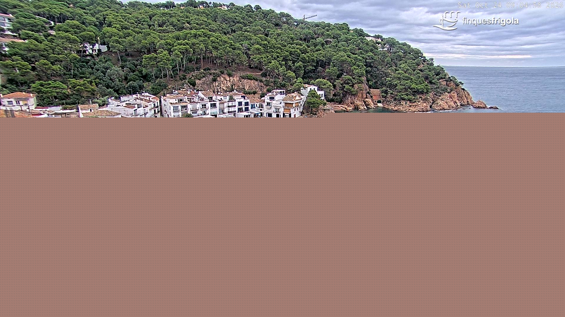 Webcam de Tamariu playa