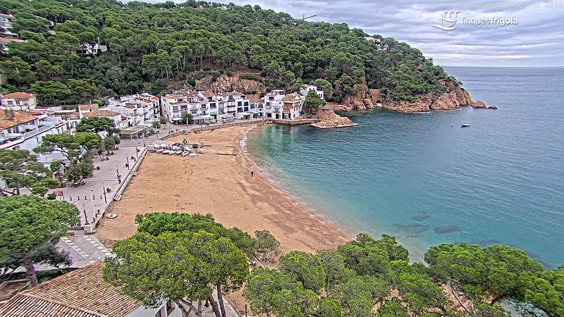 Webcam de Tamariu playa
