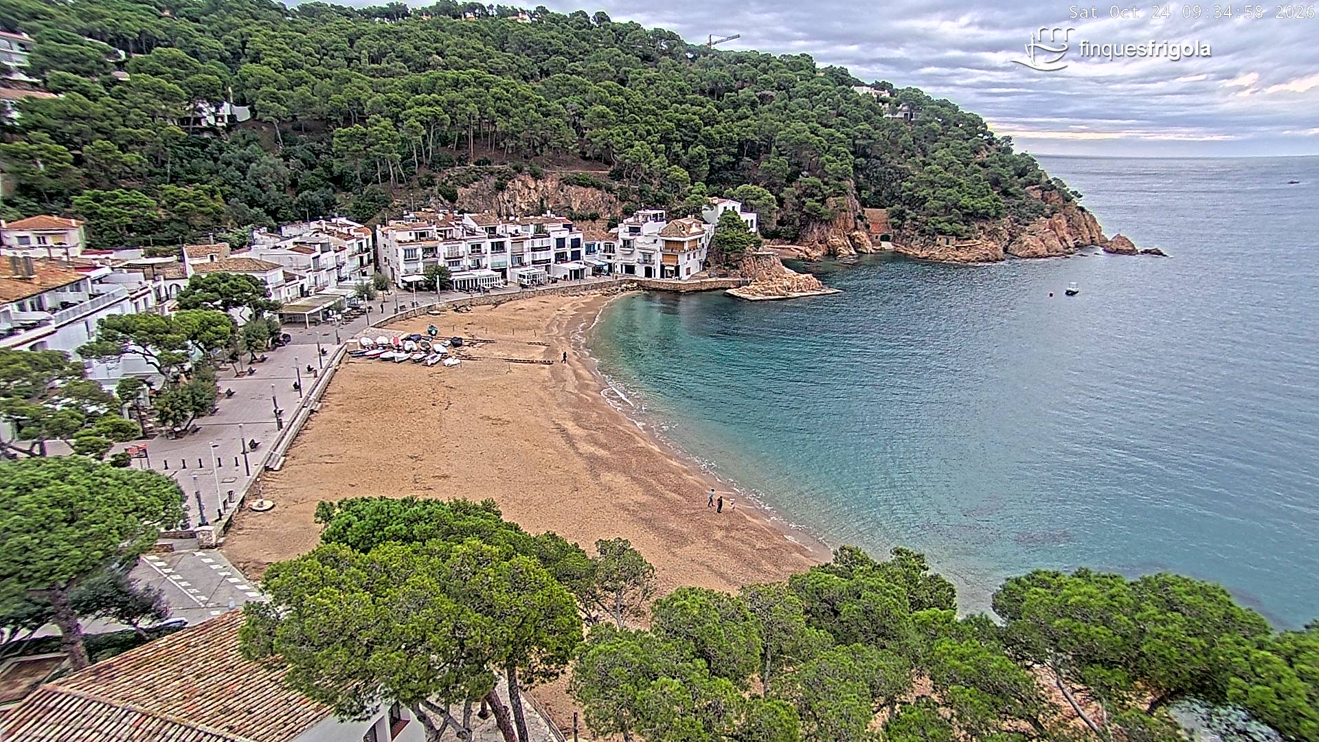 Webcam de Tamariu playa