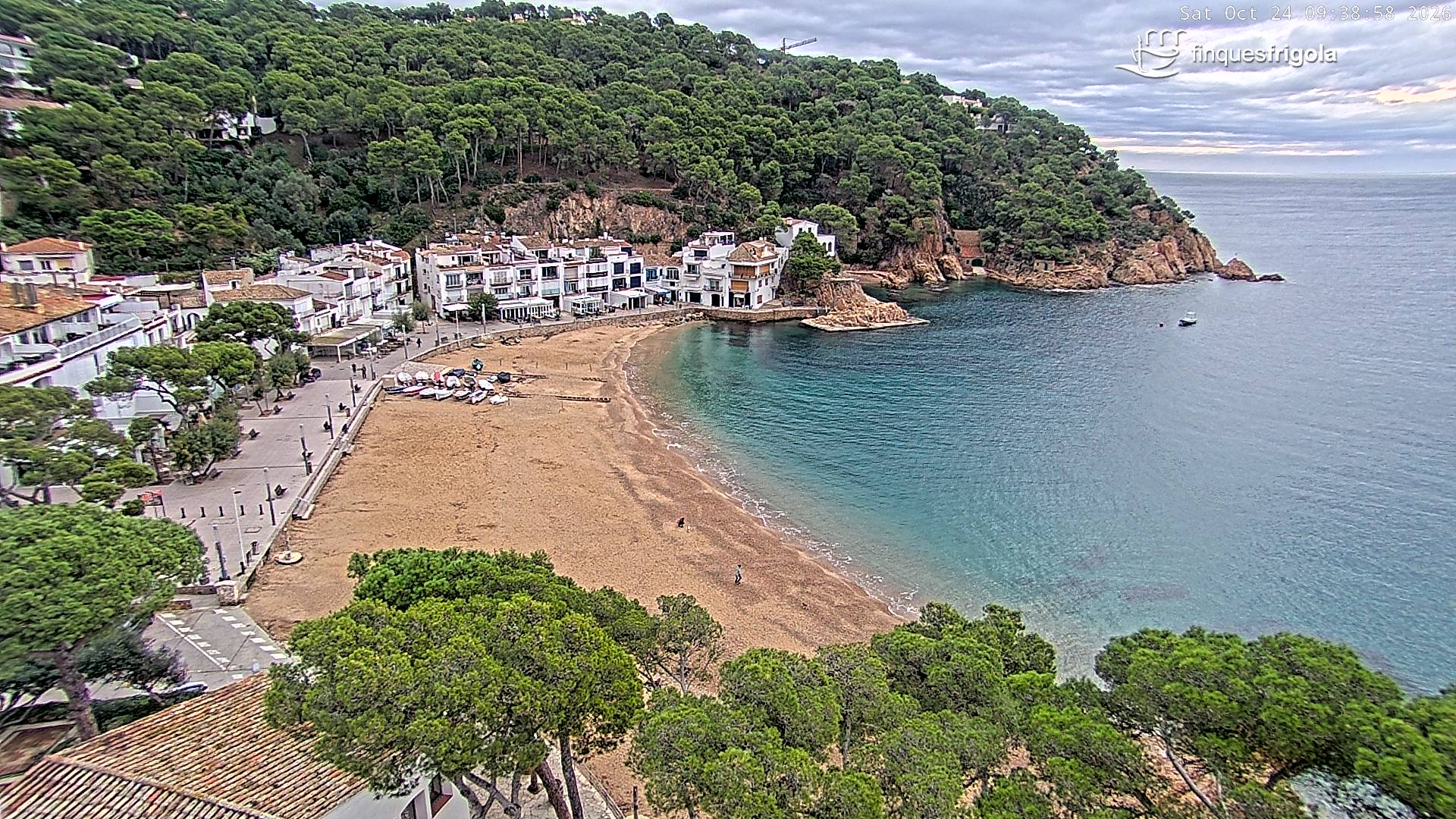 Webcam de Tamariu playa