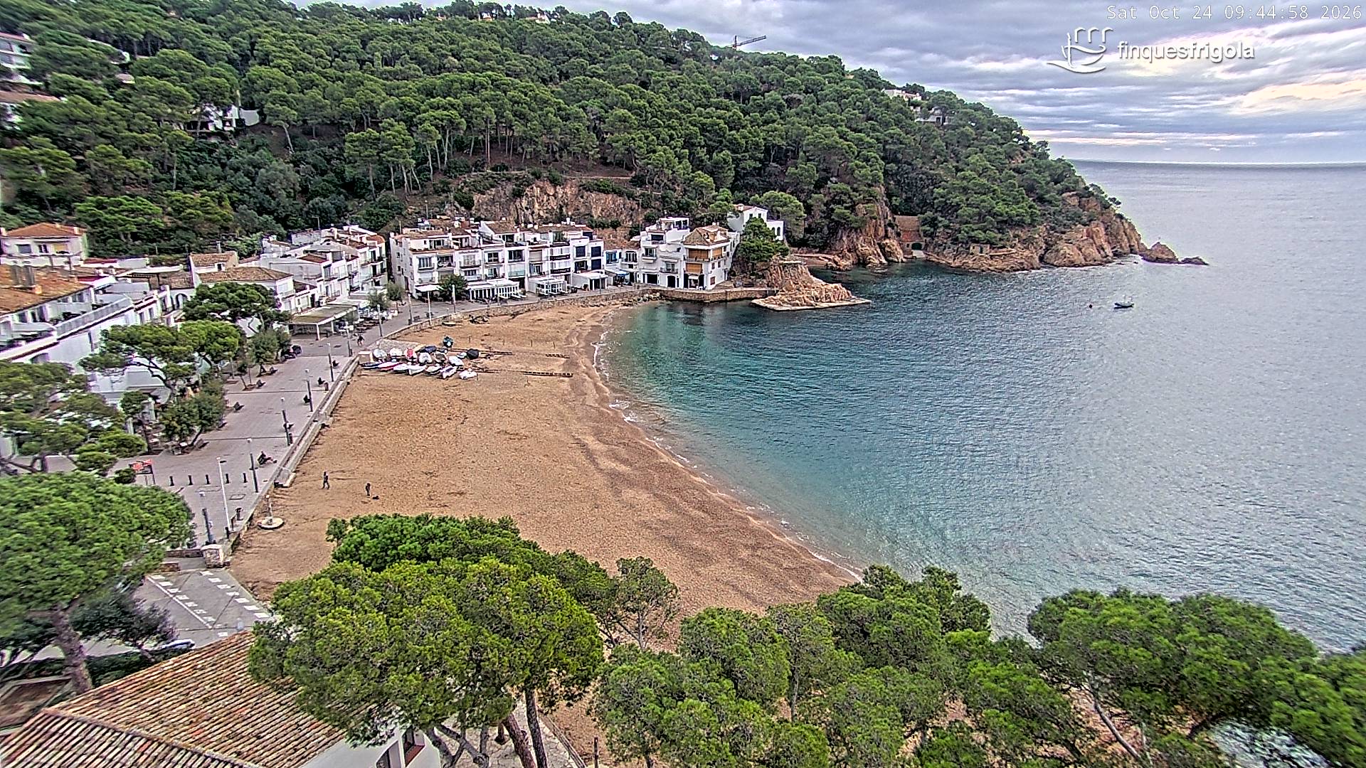 Webcam de Tamariu playa
