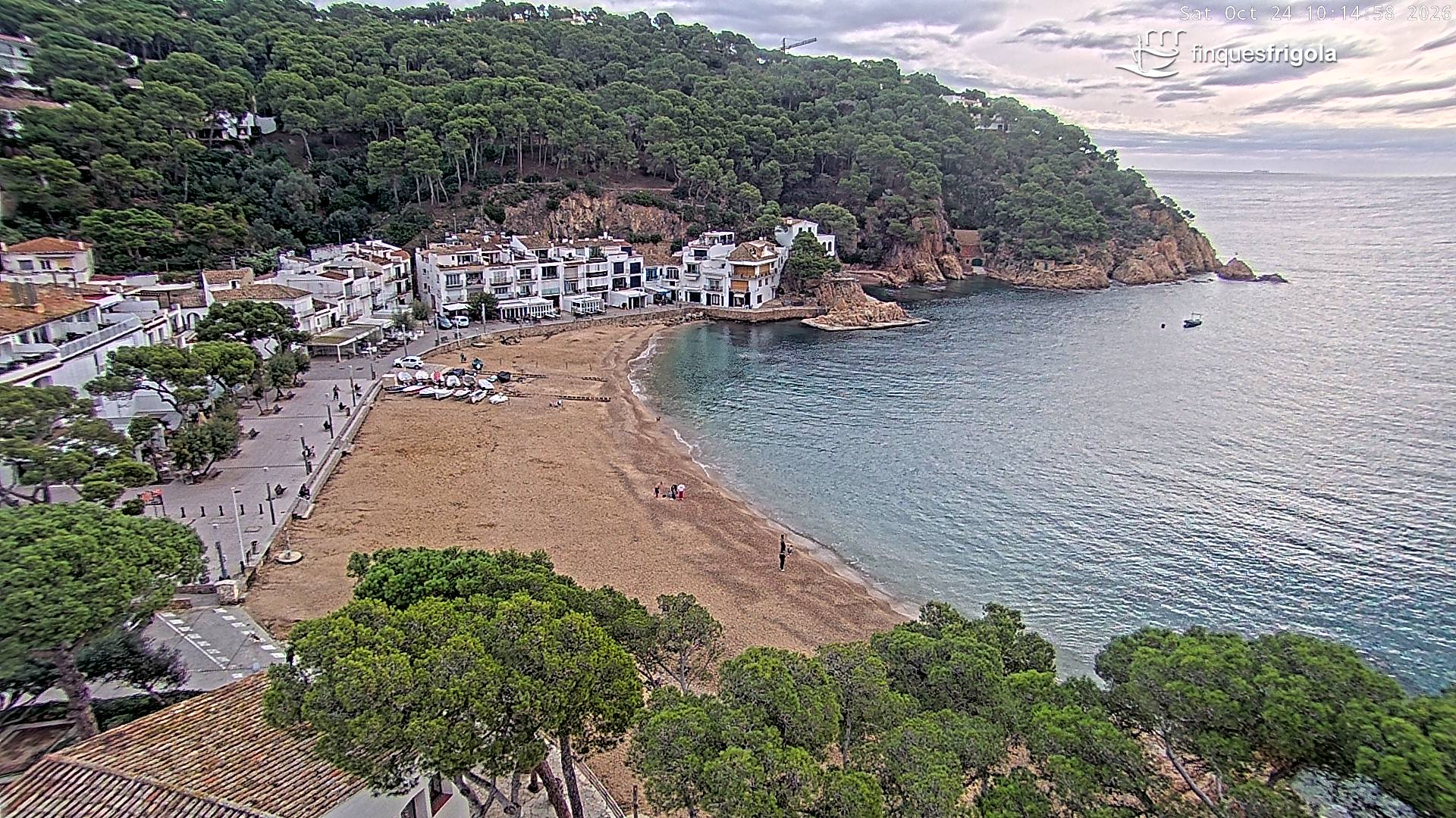 Webcam de Tamariu playa