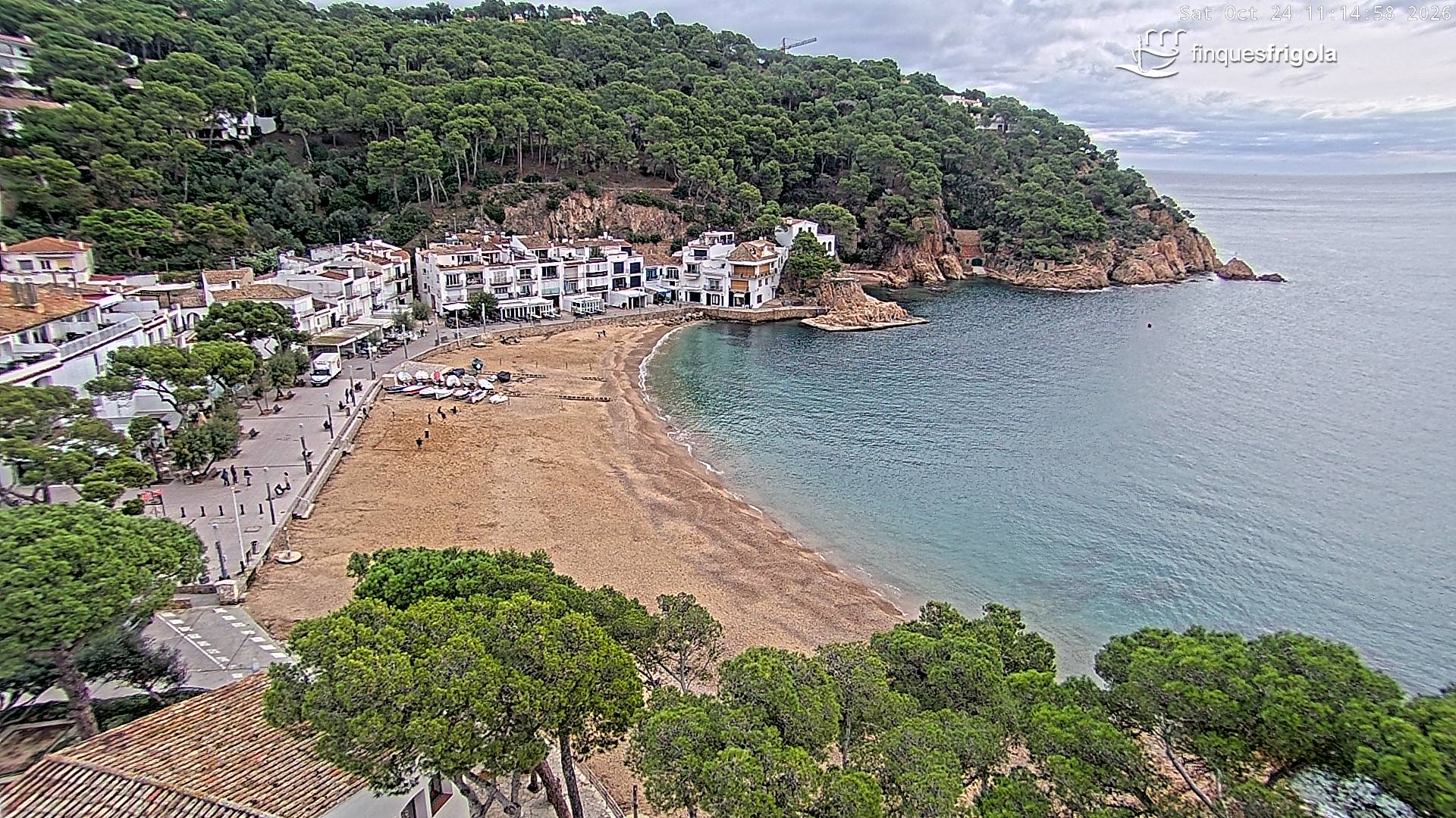 Webcam de Tamariu playa