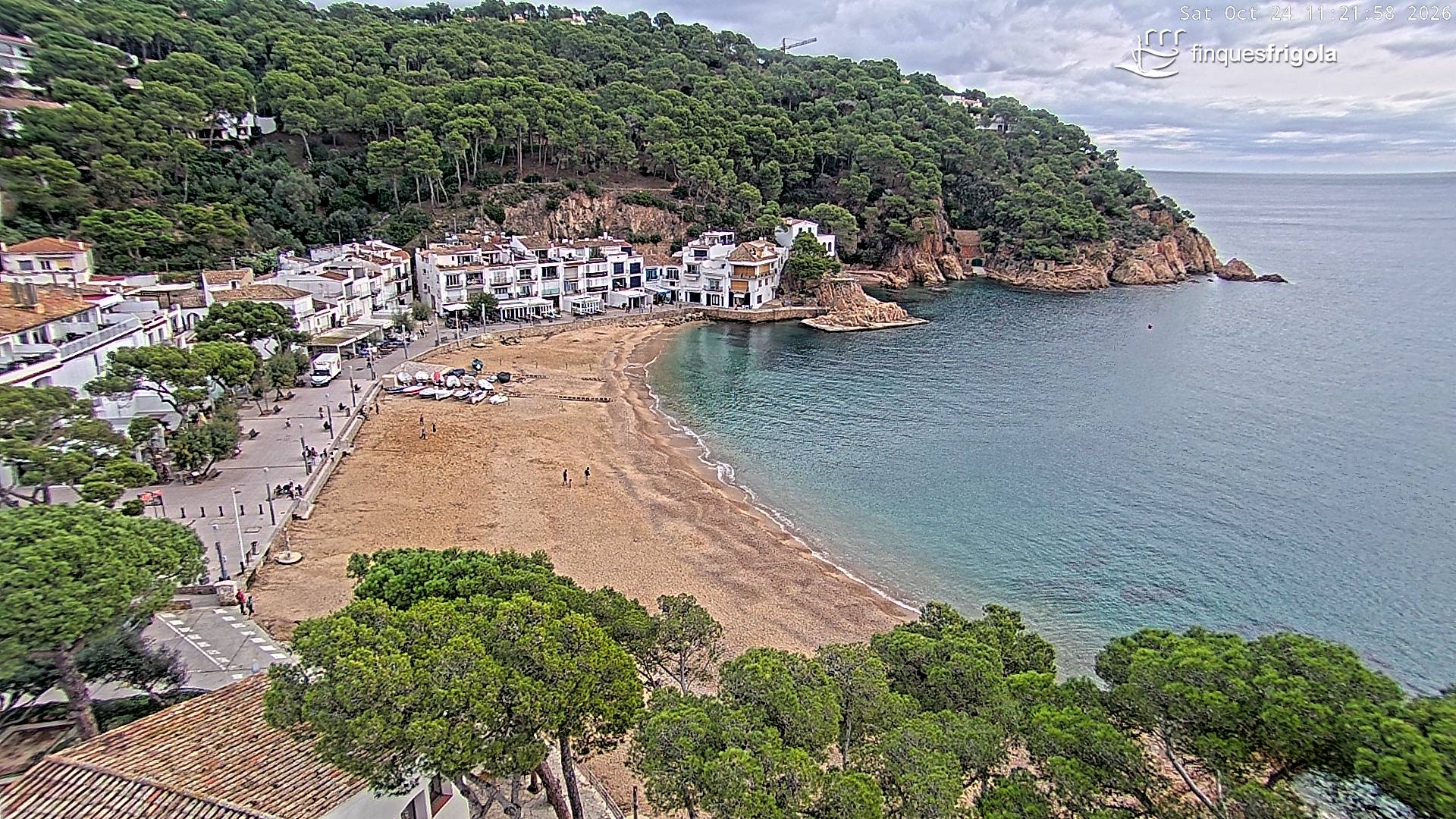 Webcam de Tamariu playa