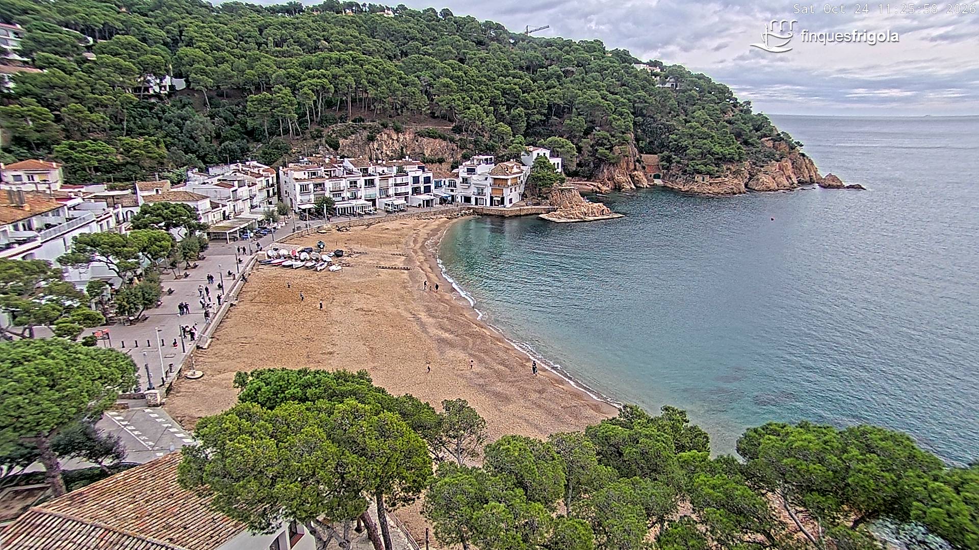 Webcam de Tamariu playa