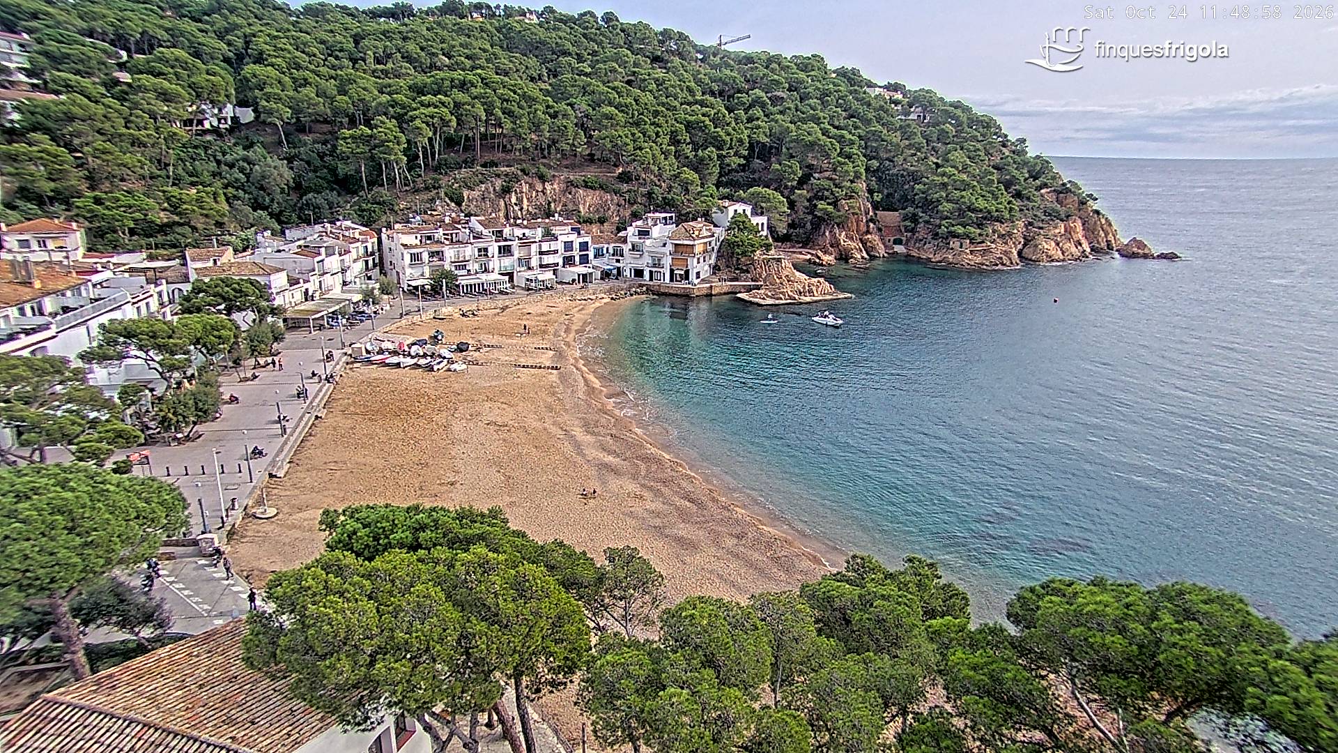 Webcam de Tamariu playa