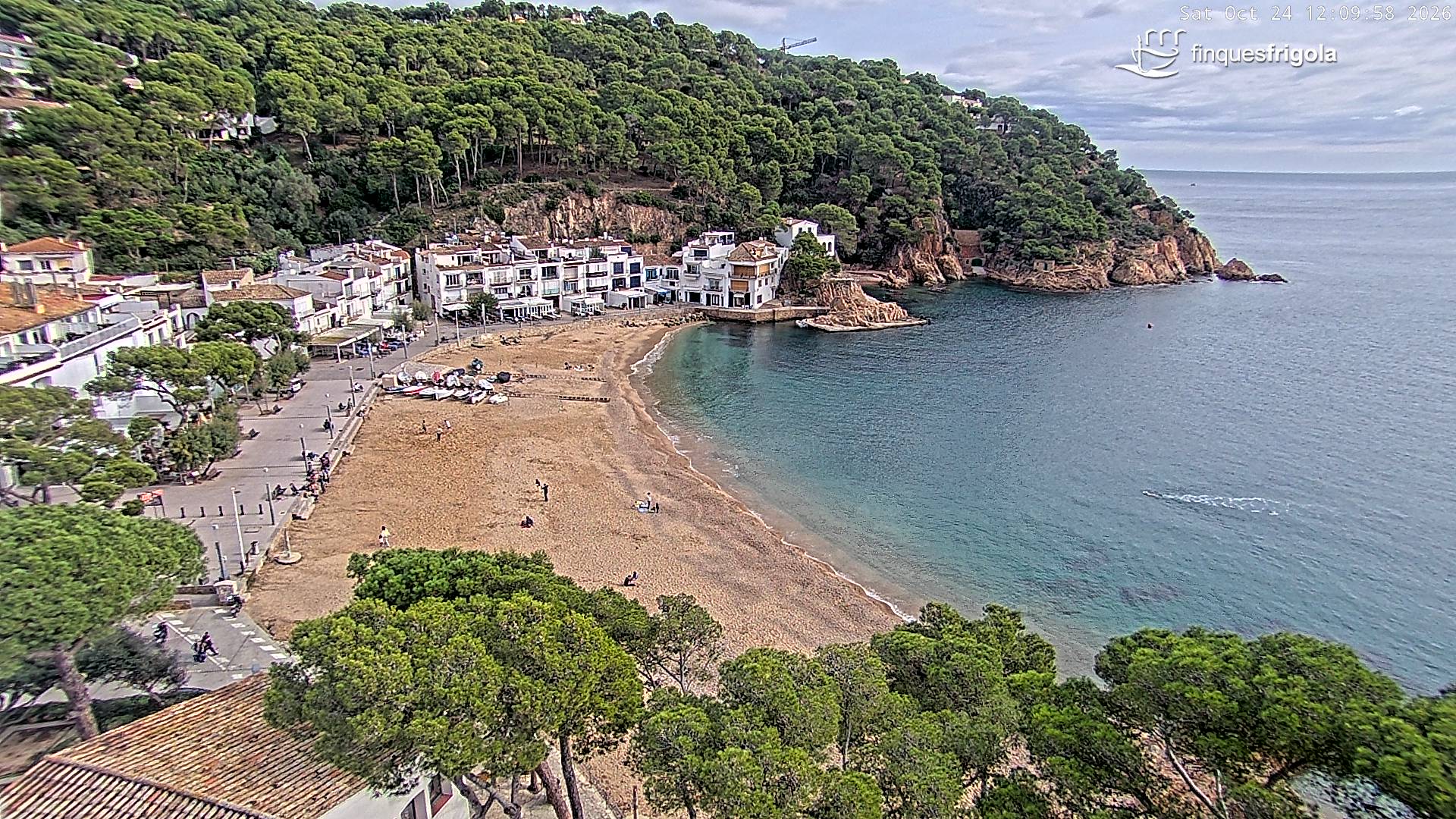 Webcam de Tamariu playa