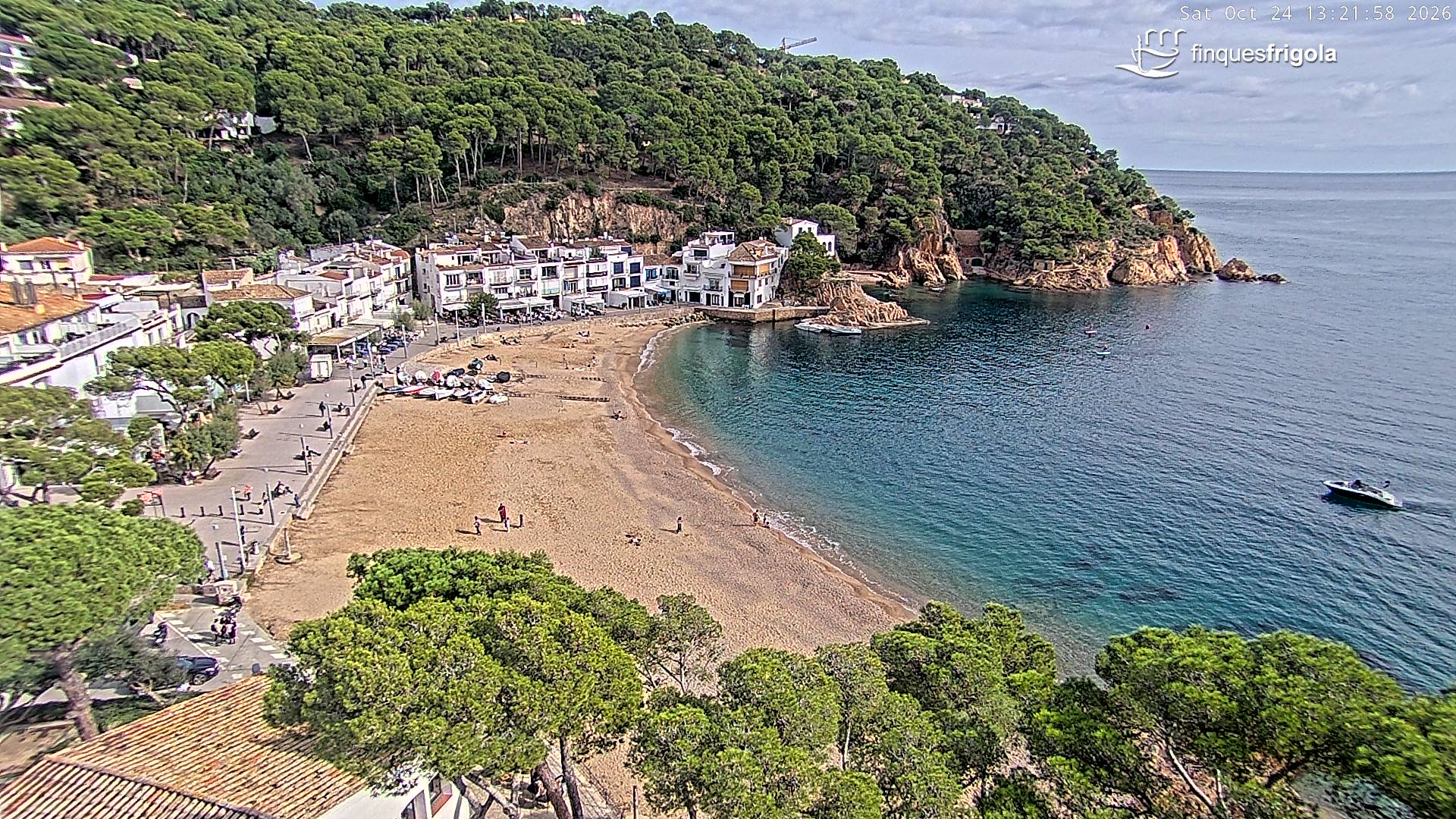Webcam de Tamariu playa