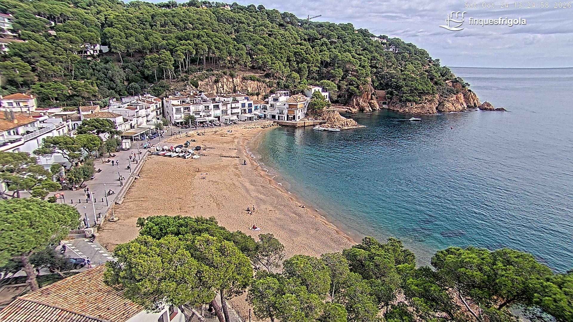 Webcam de Tamariu playa