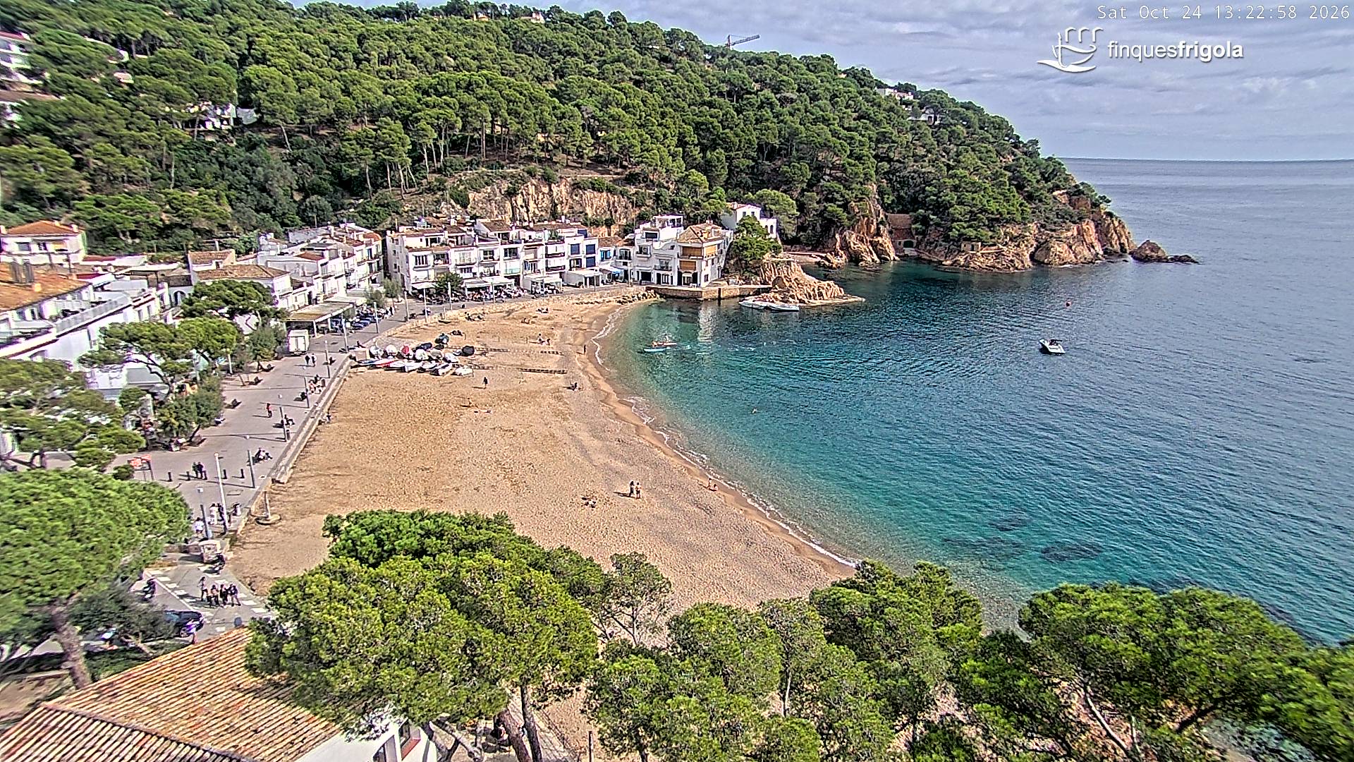 Webcam de Tamariu playa