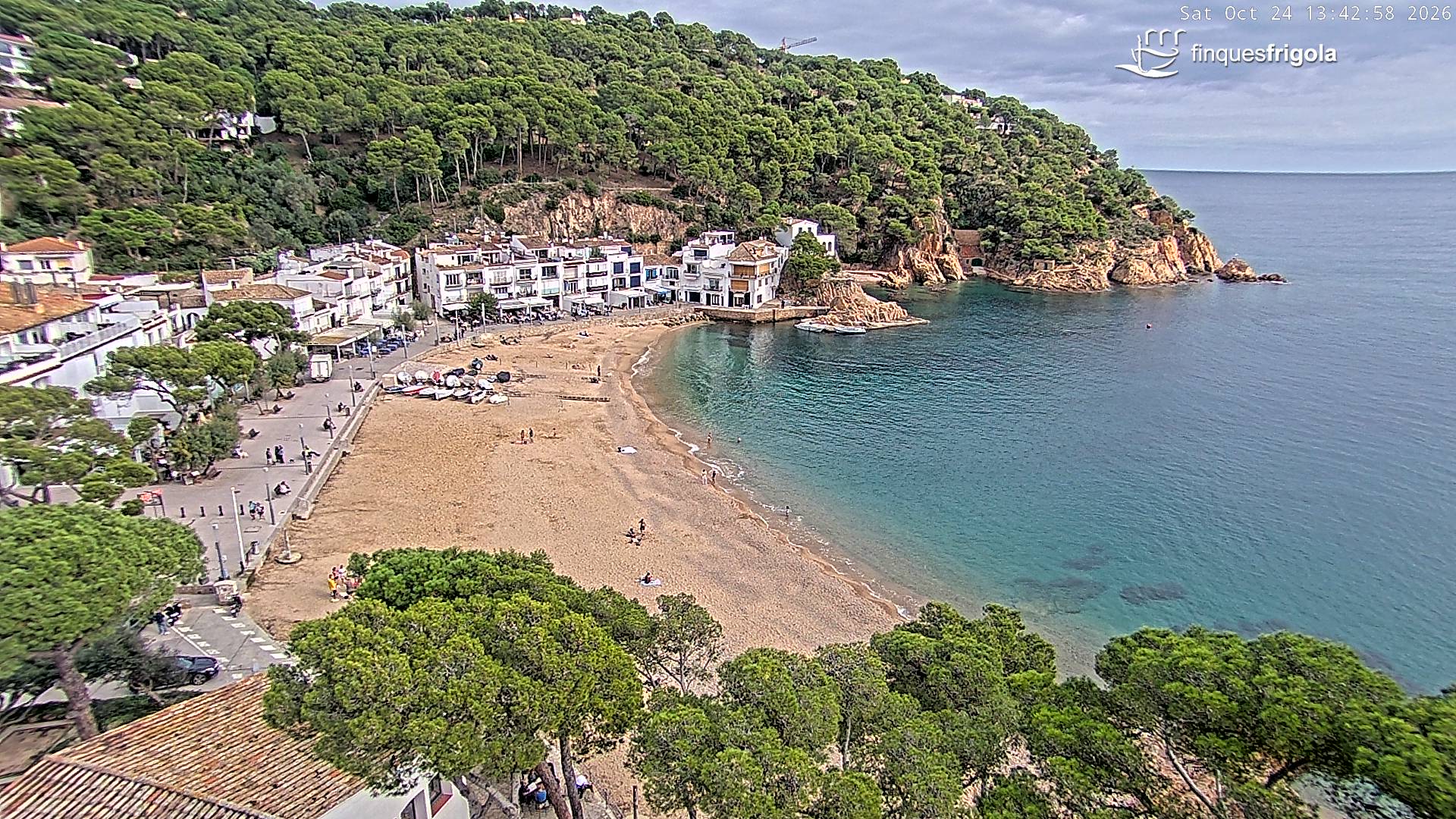 Webcam de Tamariu playa