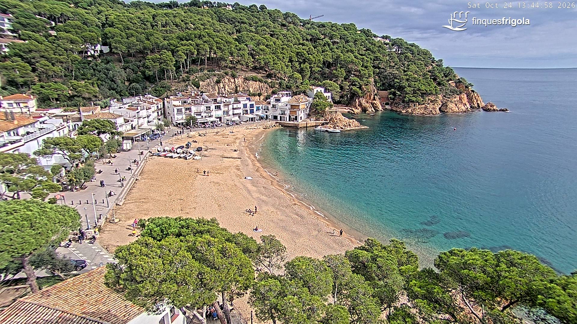 Webcam de Tamariu playa