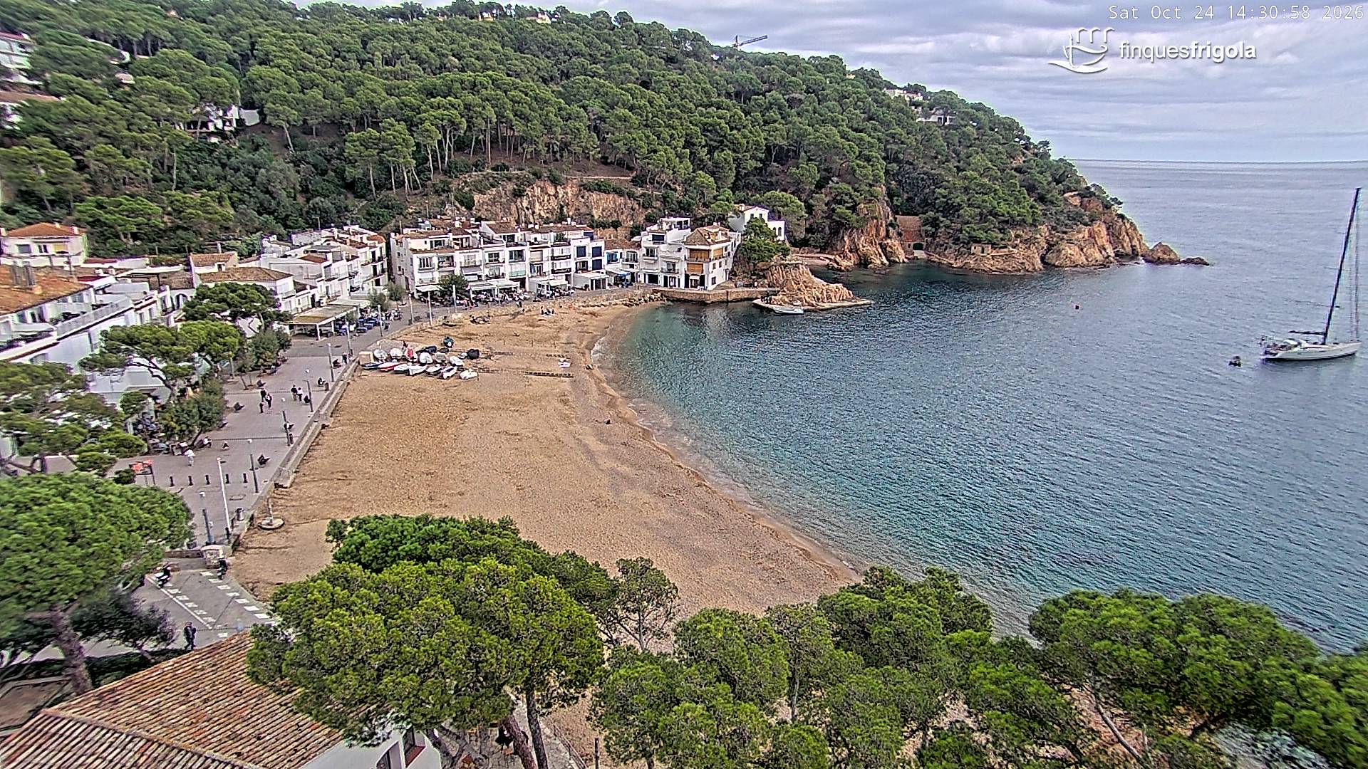 Webcam de Tamariu playa