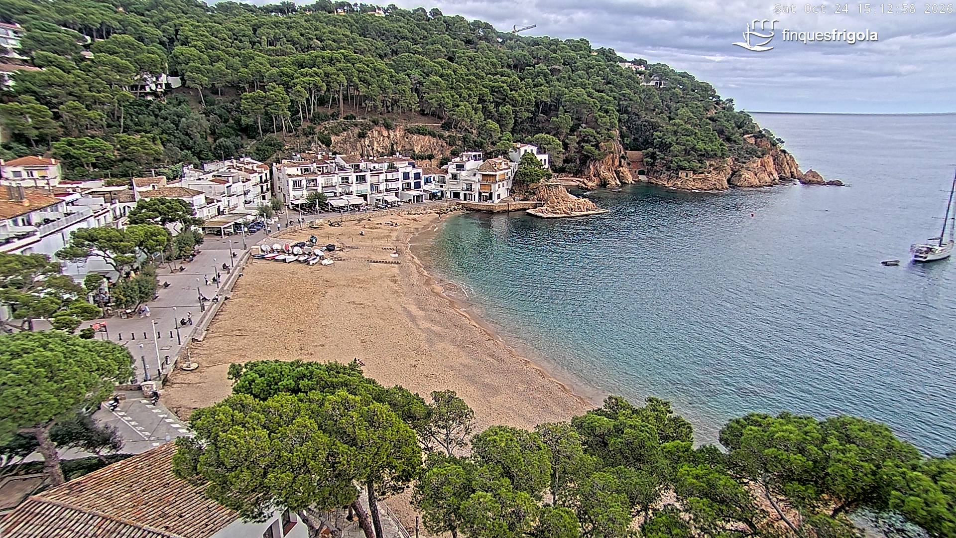 Webcam de Tamariu playa