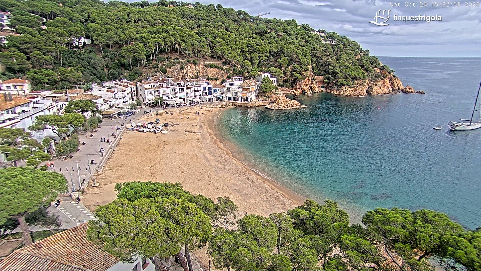 Webcam de Tamariu playa