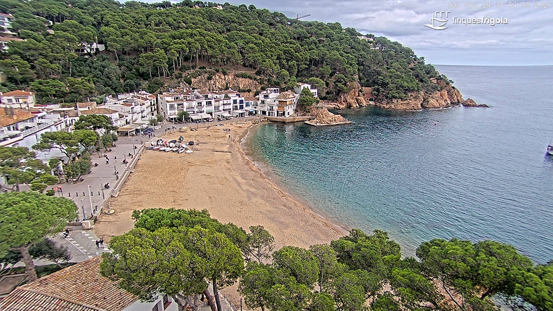 Webcam de Tamariu playa