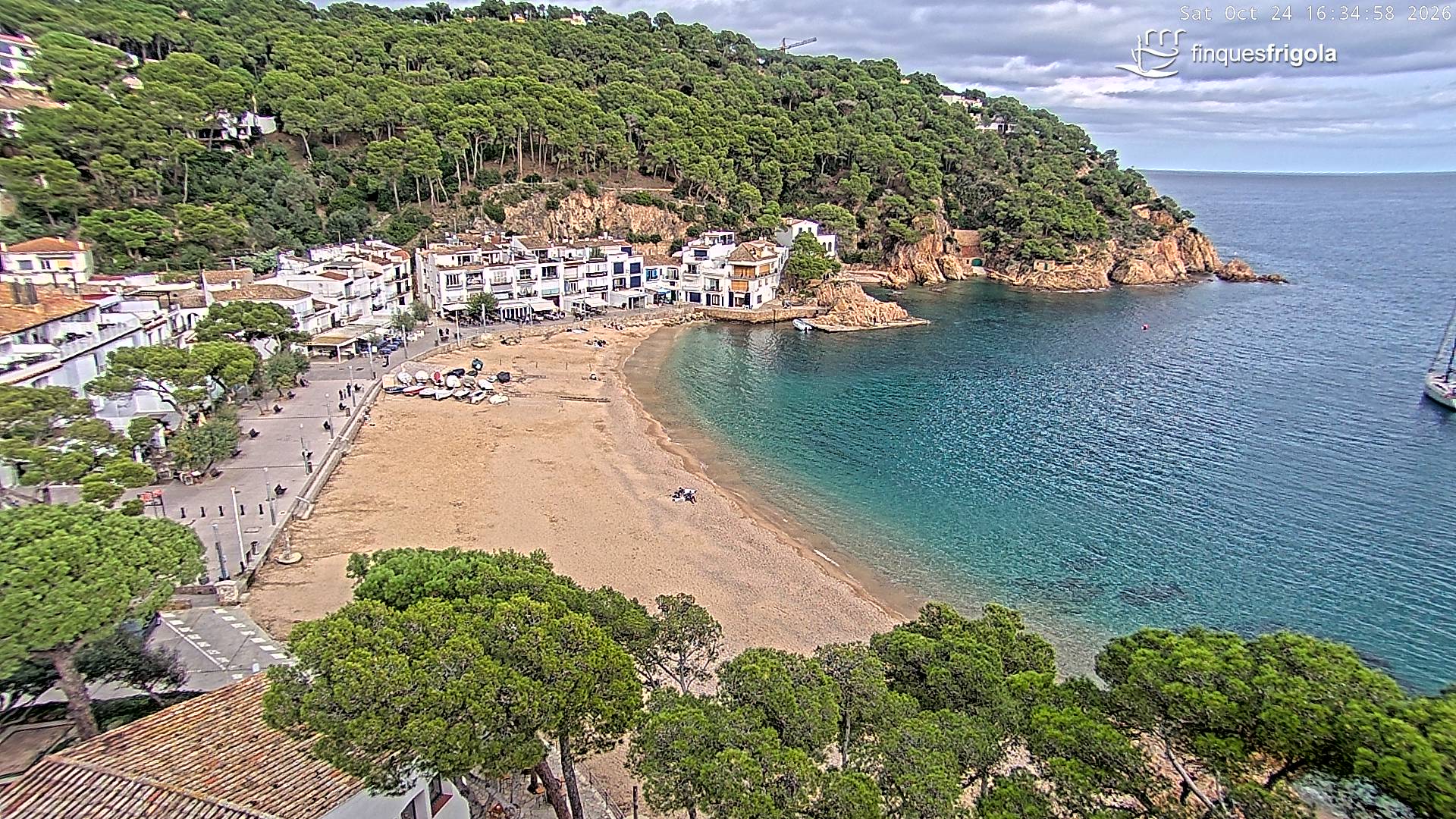 Webcam de Tamariu playa