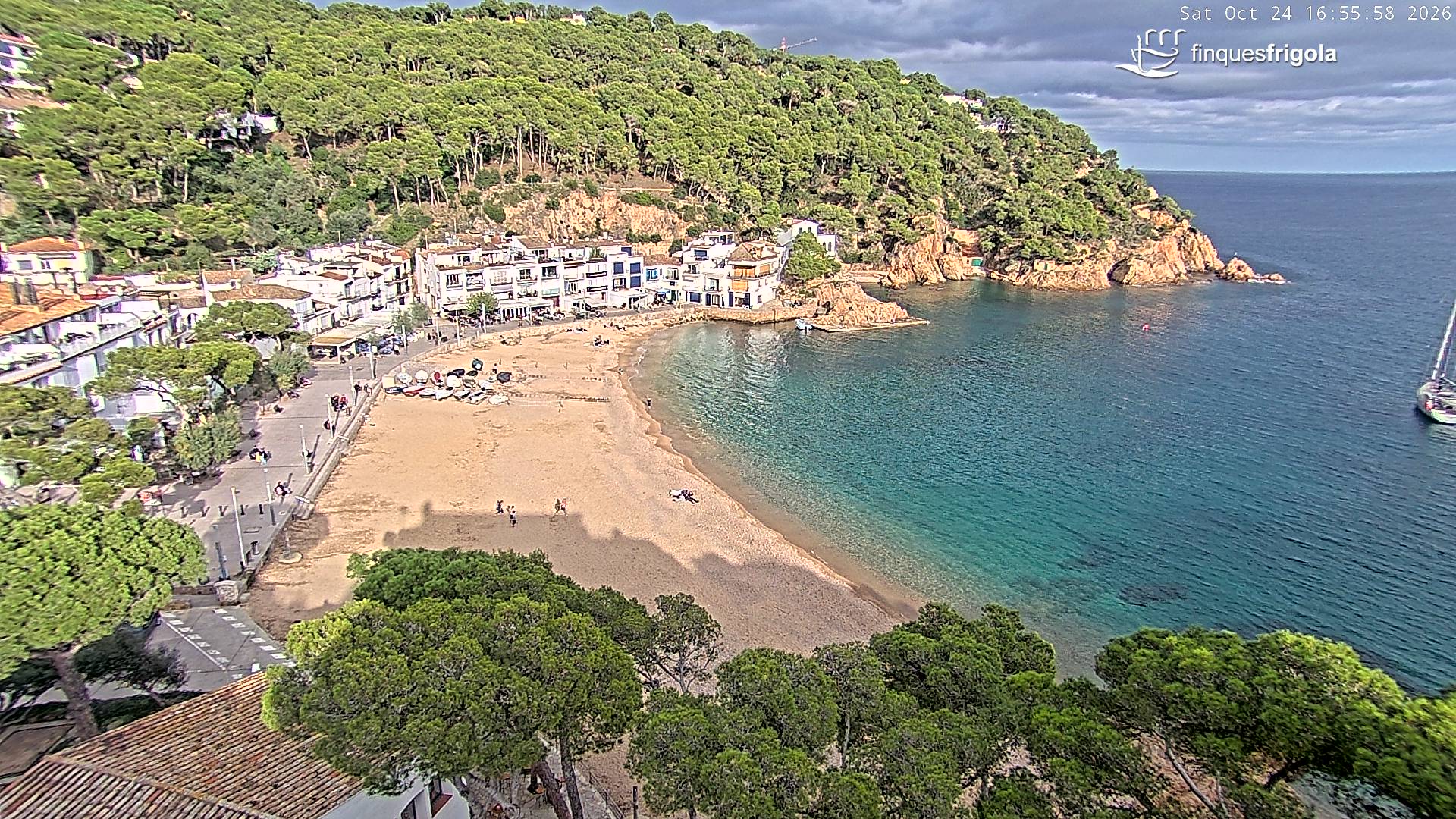 Webcam de Tamariu playa