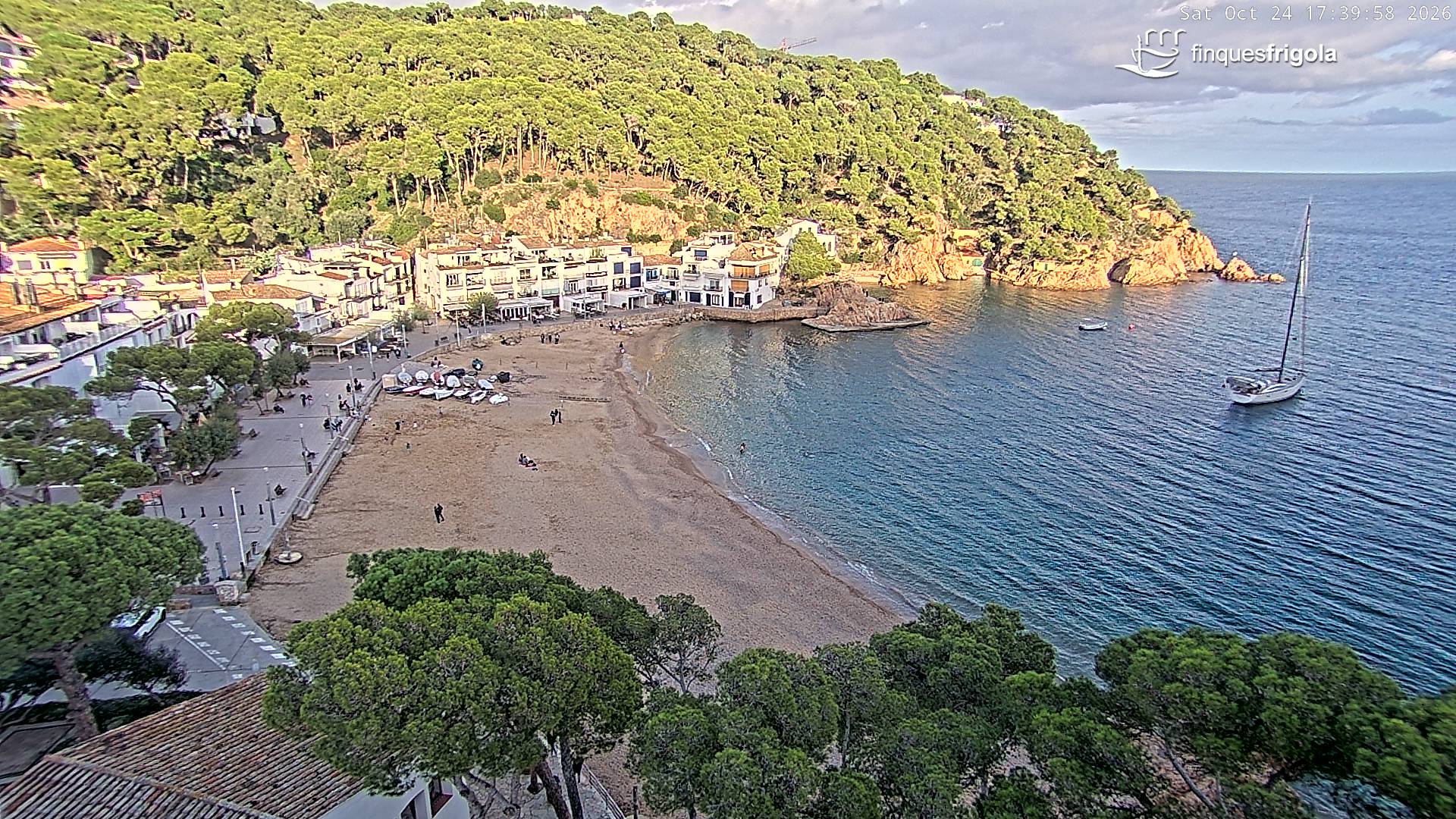 Webcam de Tamariu playa