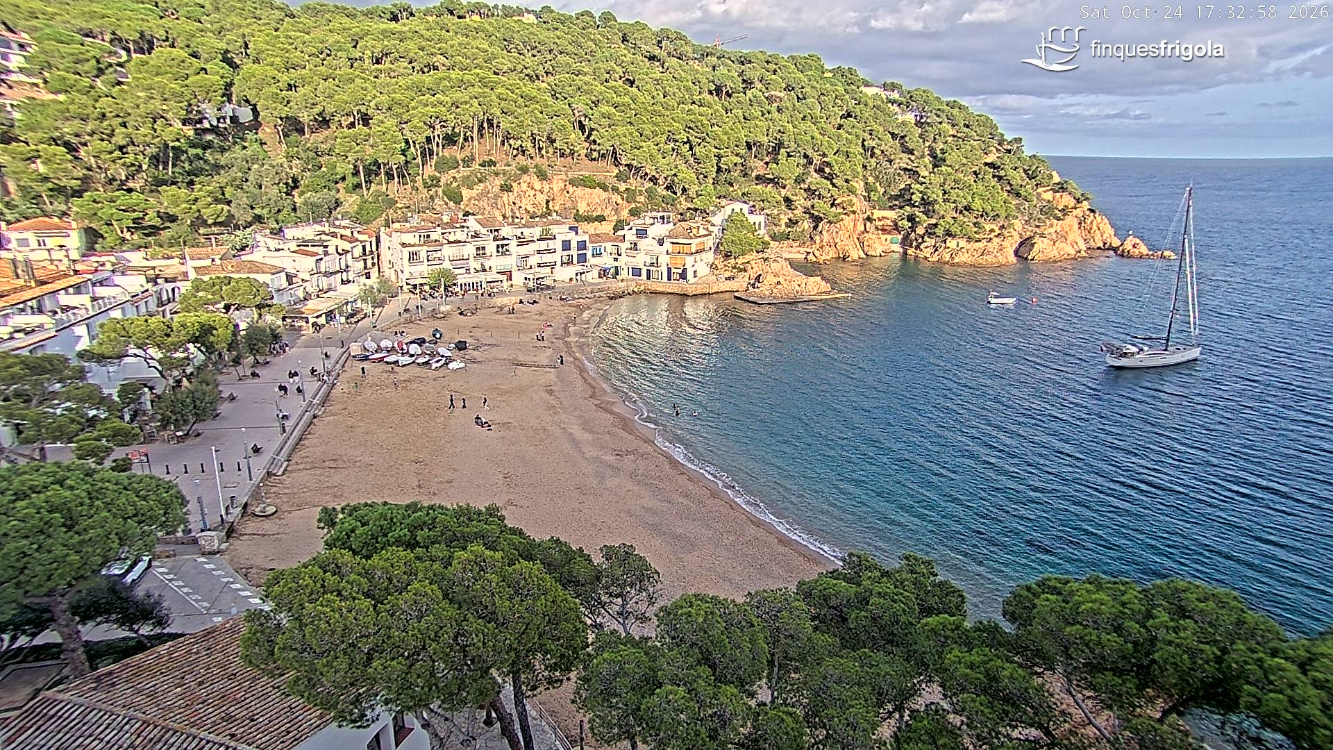 Webcam de Tamariu playa