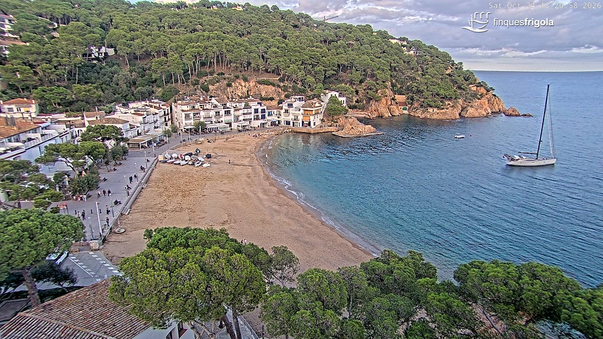 Webcam de Tamariu playa