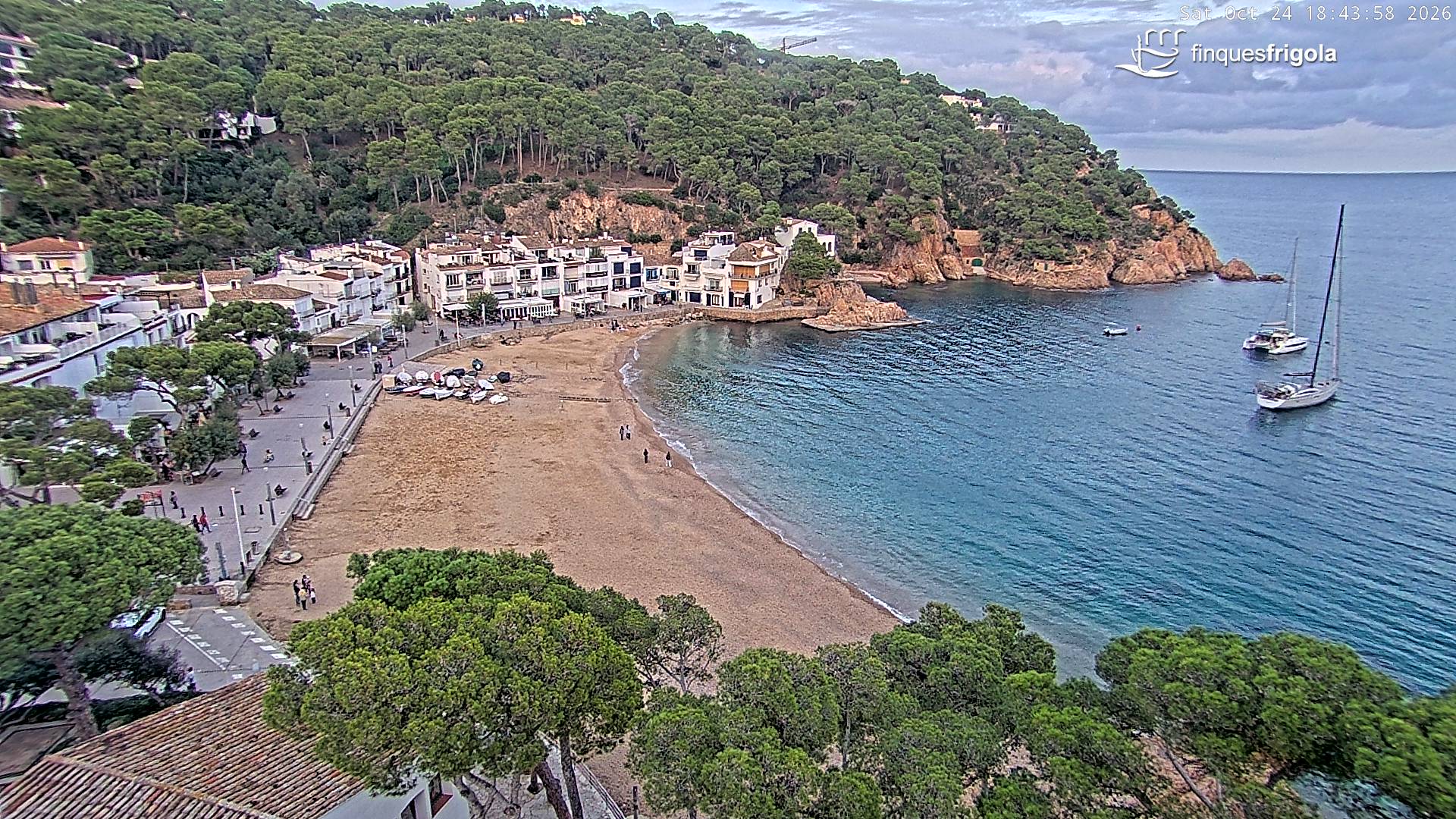 Webcam de Tamariu playa