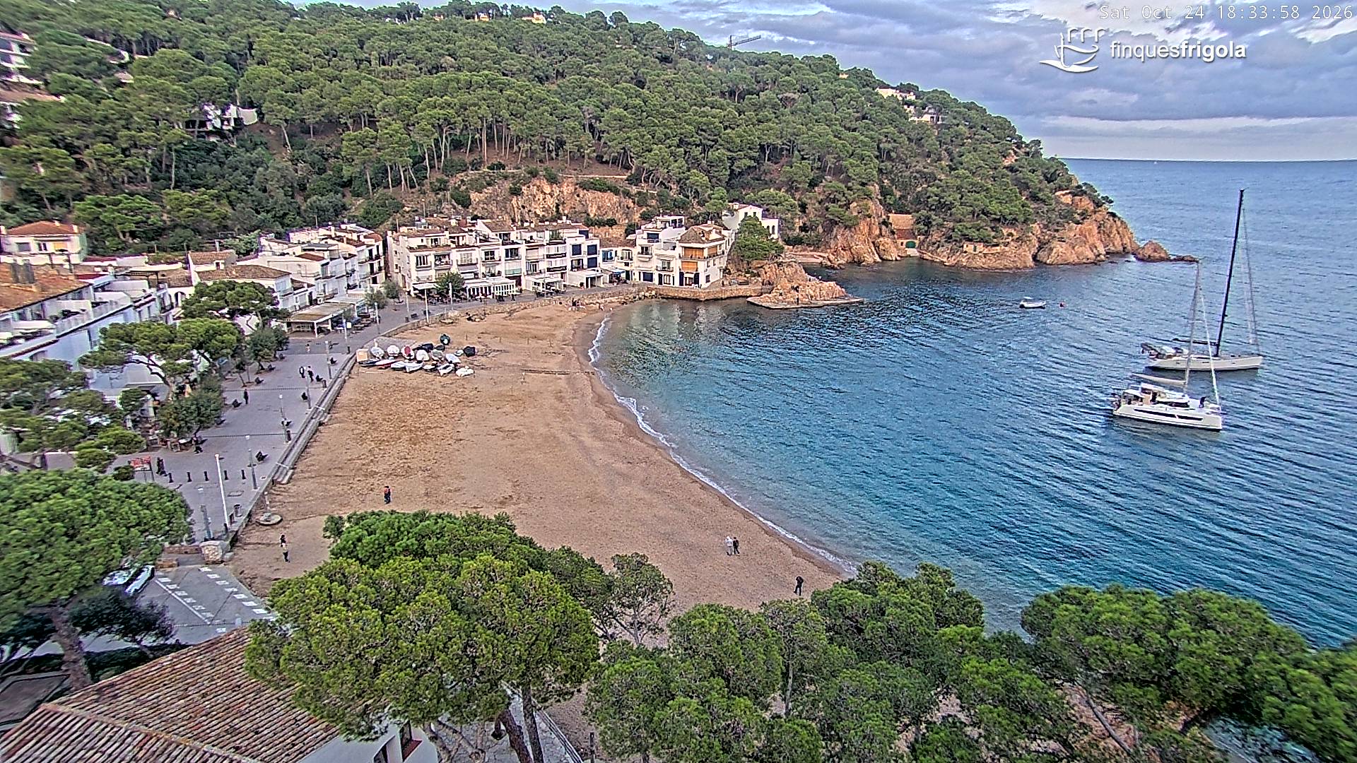 Webcam de Tamariu playa