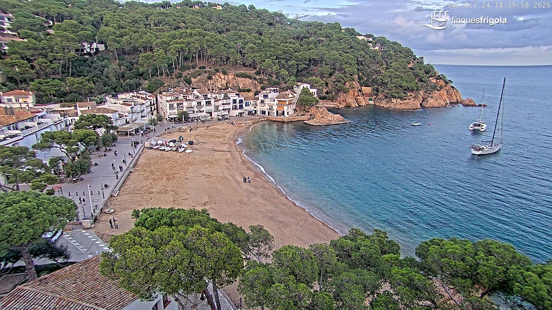 Webcam de Tamariu playa