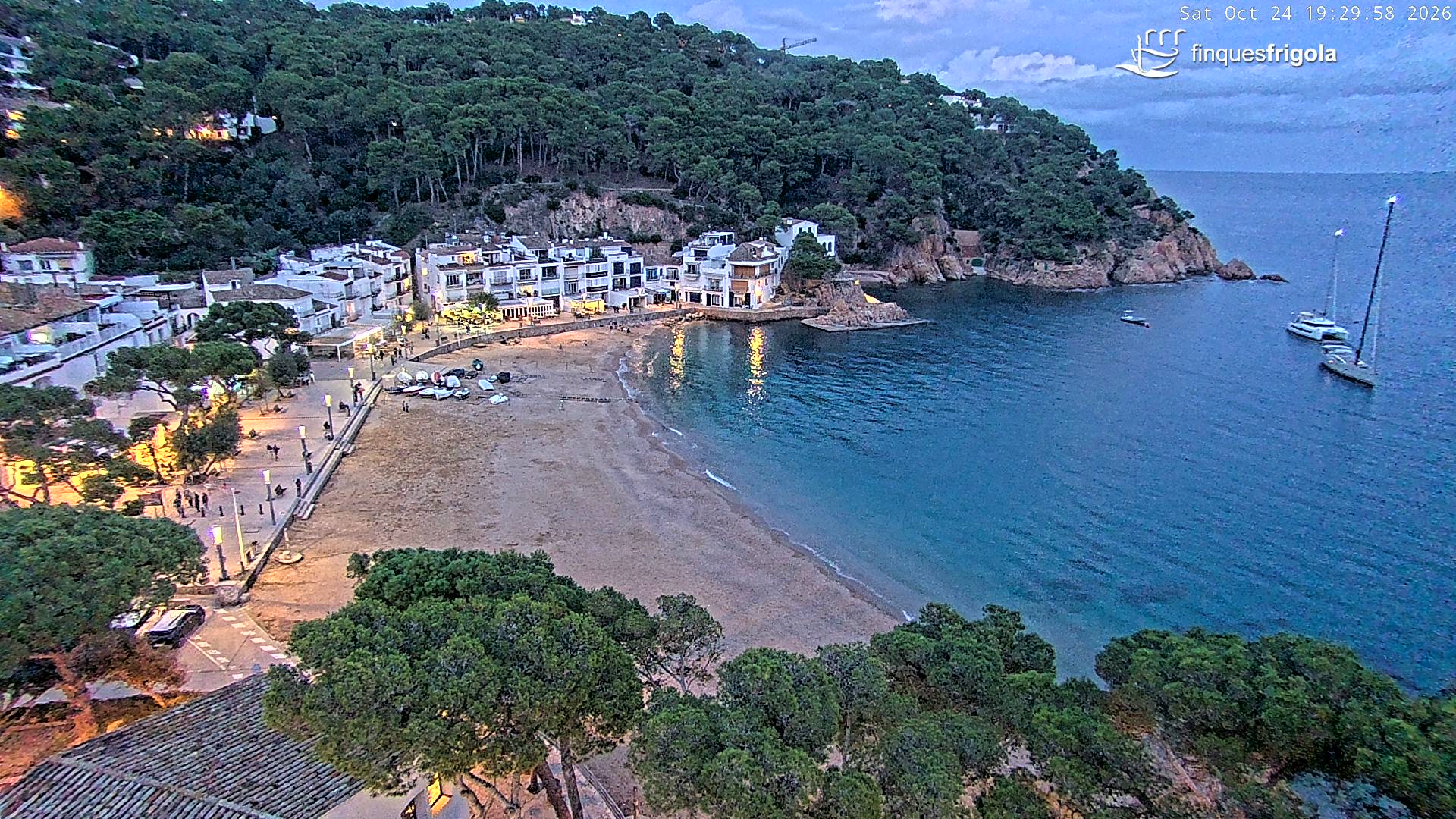 Webcam de Tamariu playa