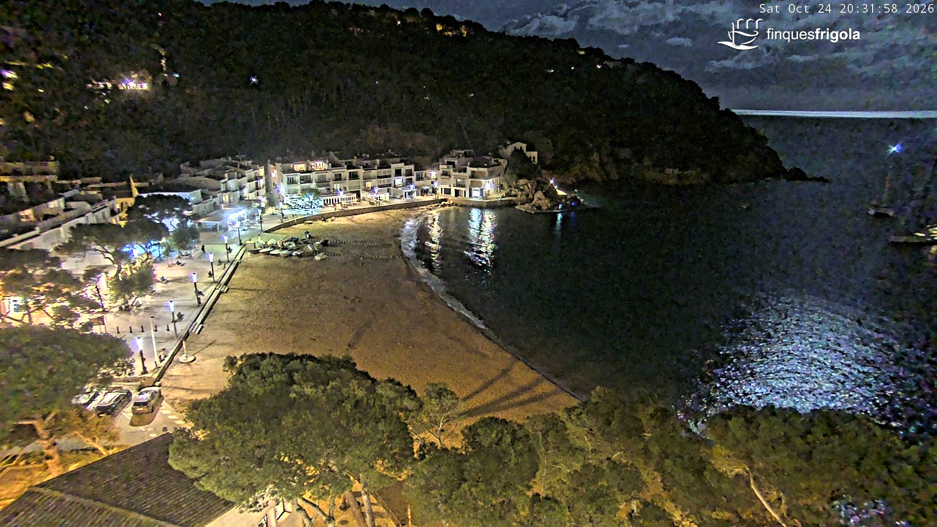 Webcam de Tamariu playa