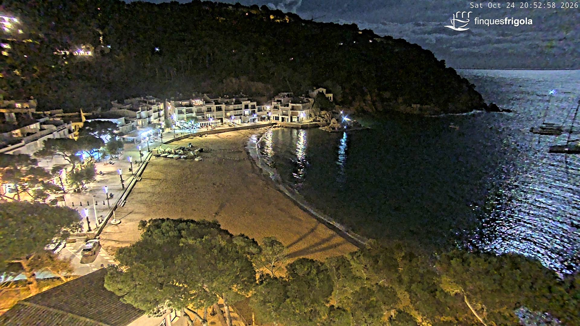 Webcam de Tamariu playa