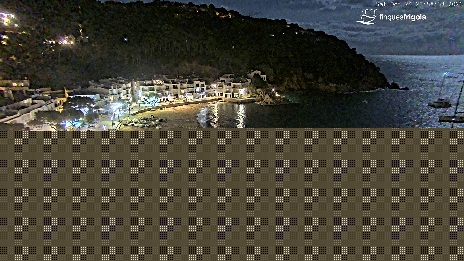 Webcam de Tamariu playa