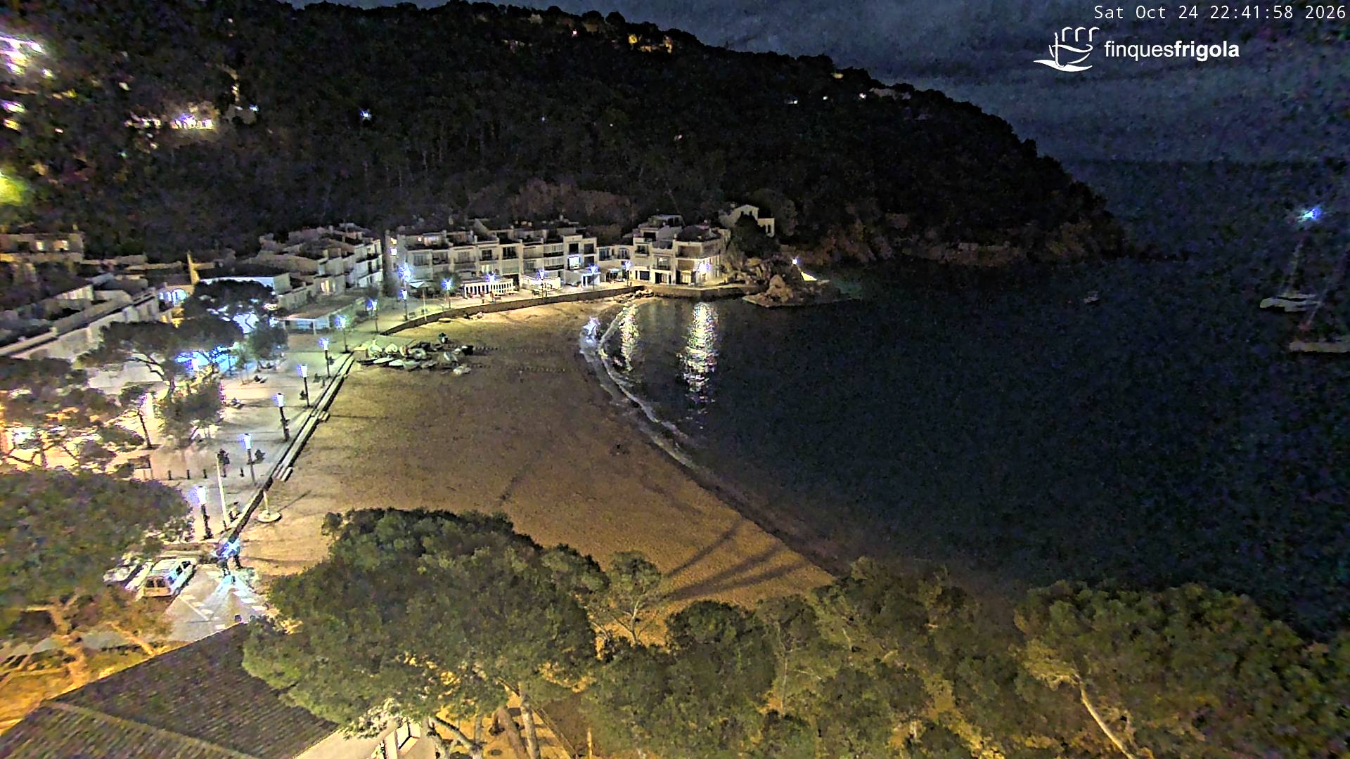 Webcam de Tamariu playa